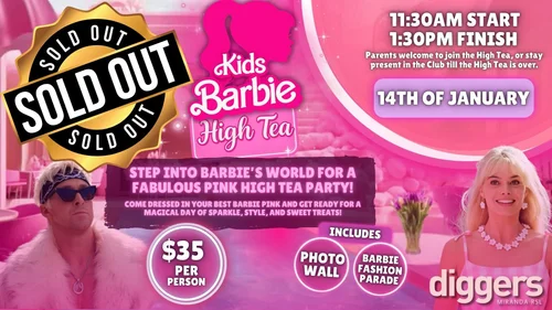 Kid's Barbie High Tea — Miranda's RSL