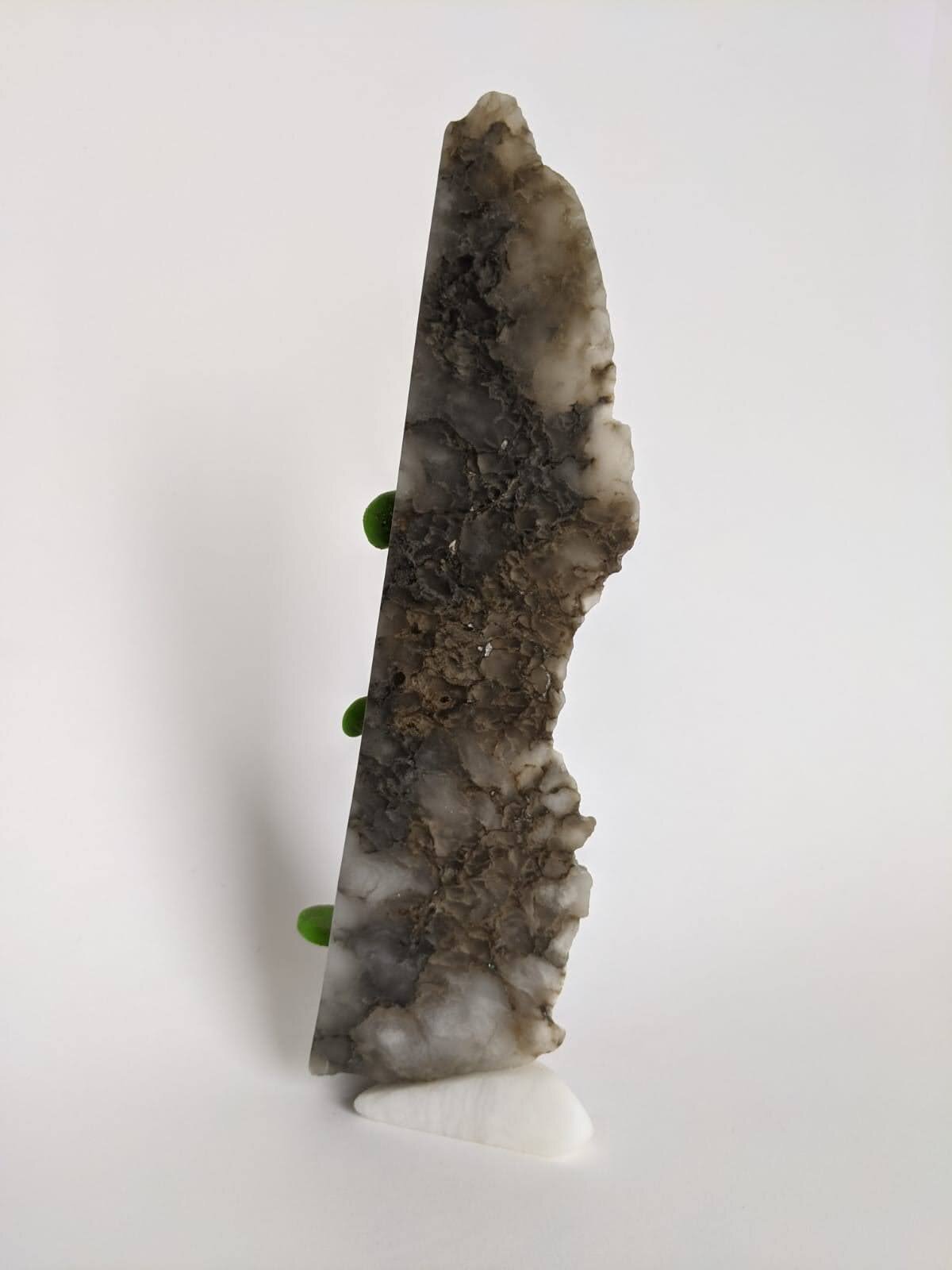 Minilith 12 (Sold)
Italian & Spanish Alabaster, Epoxy Clay
February 2021
