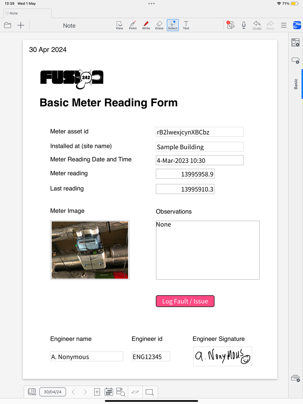 Supercharging onsite meter reading with GEMBA Note — MetaMoJi for ...