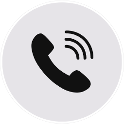 Icon of a phone receiver with sound waves indicating a call in progress