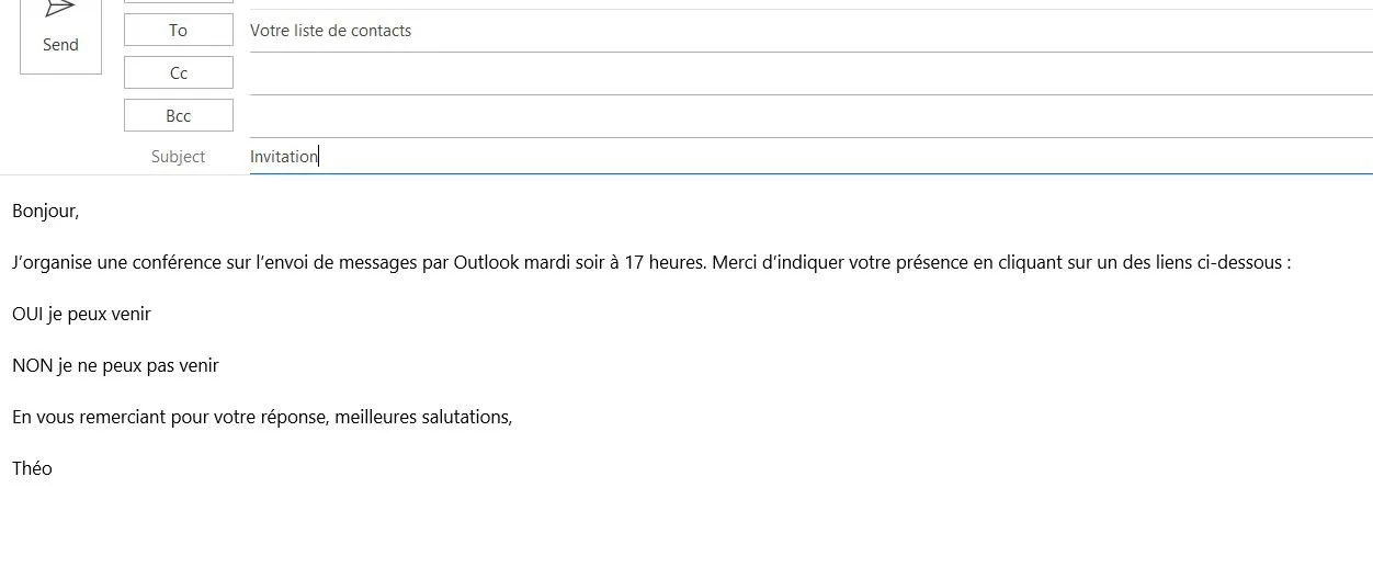 Comment créer un lien de réponse automatique dans Microsoft Outlook