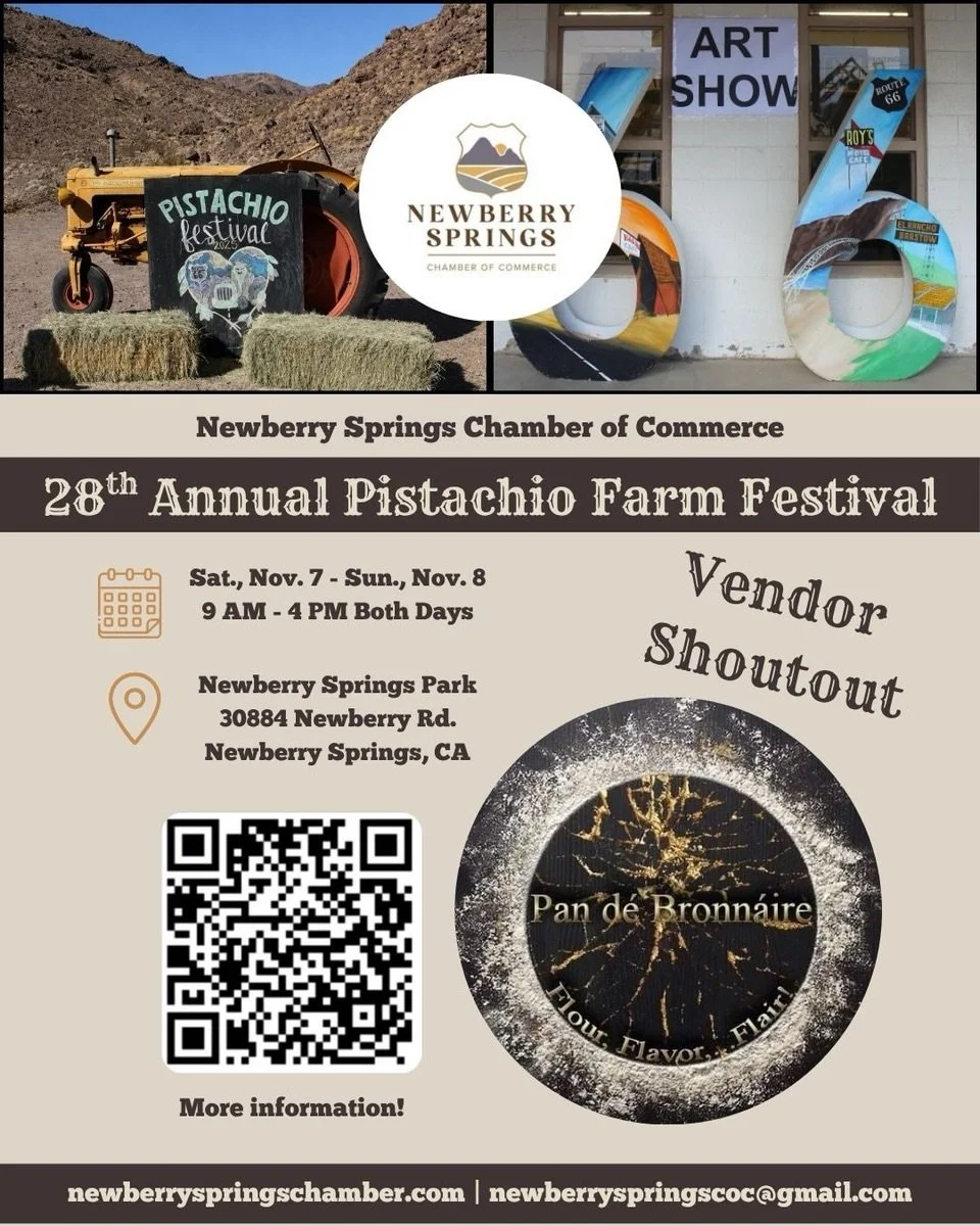 VENDOR SHOUTOUT!

@bronnaire 

We&rsquo;re excited to introduce another amazing vendor joining us at the 28th Annual Pistachio Farm Festival! 💚

From unique finds to delicious treats, our vendors are a HUGE part of what makes this festival so specia