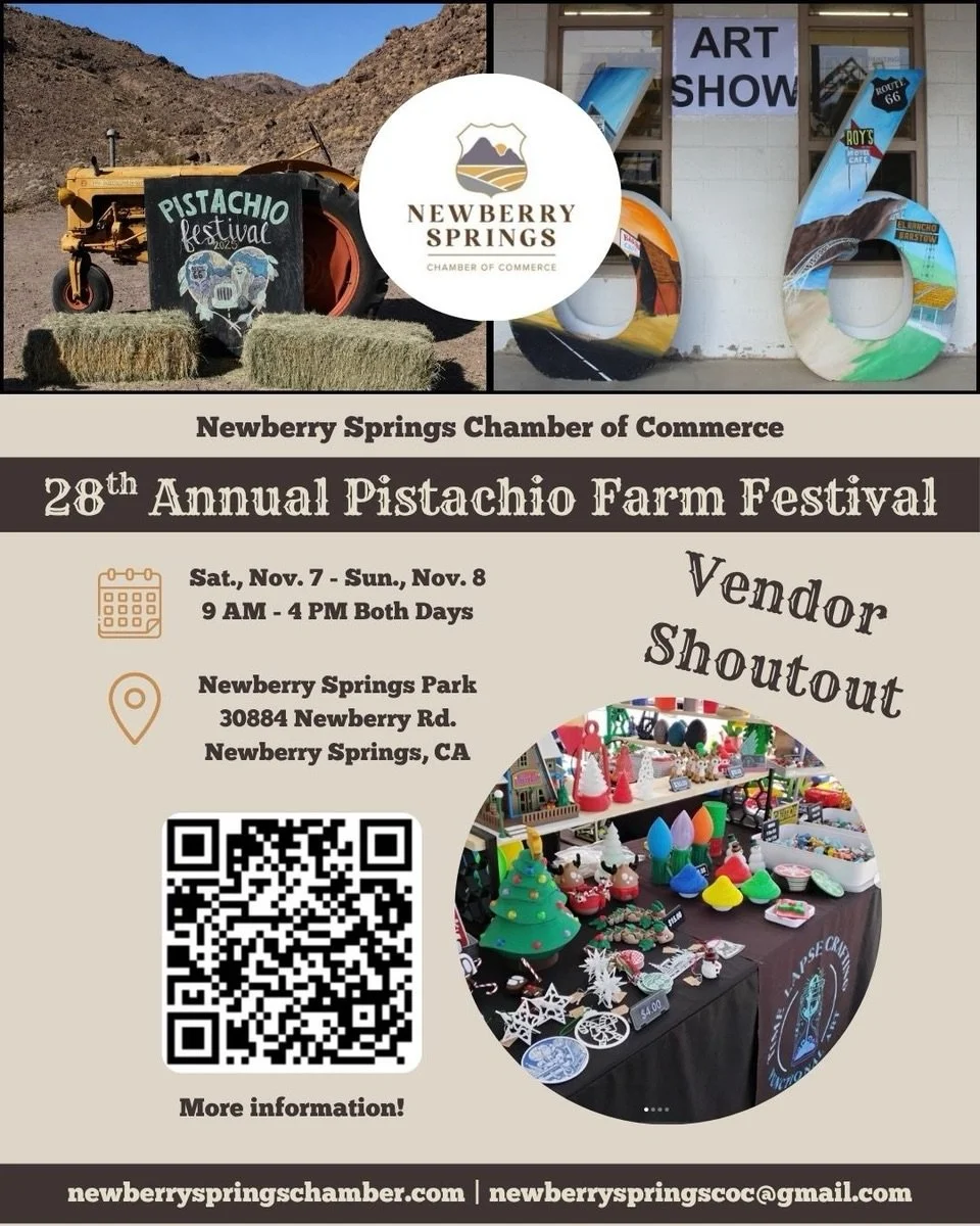 VENDOR SHOUTOUT!

@tlapsecrafting 

We&rsquo;re excited to introduce another amazing vendor joining us at the 28th Annual Pistachio Farm Festival! 💚

From unique finds to delicious treats, our vendors are a HUGE part of what makes this festival so s