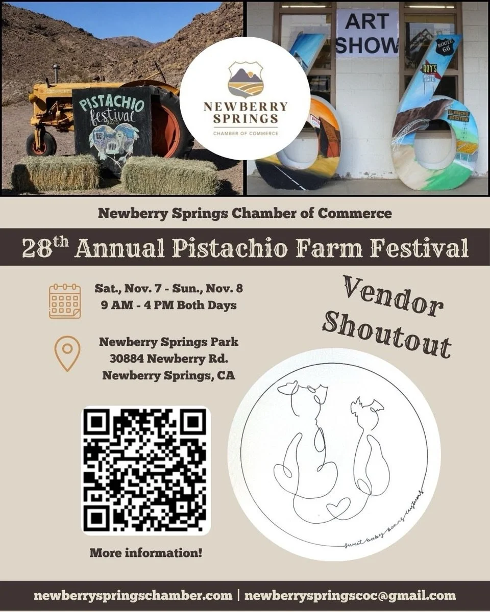 VENDOR SHOUTOUT!

We&rsquo;re excited to introduce another amazing vendor joining us at the 28th Annual Pistachio Farm Festival! 💚

From unique finds to delicious treats, our vendors are a HUGE part of what makes this festival so special! 🛍️🌵
Come