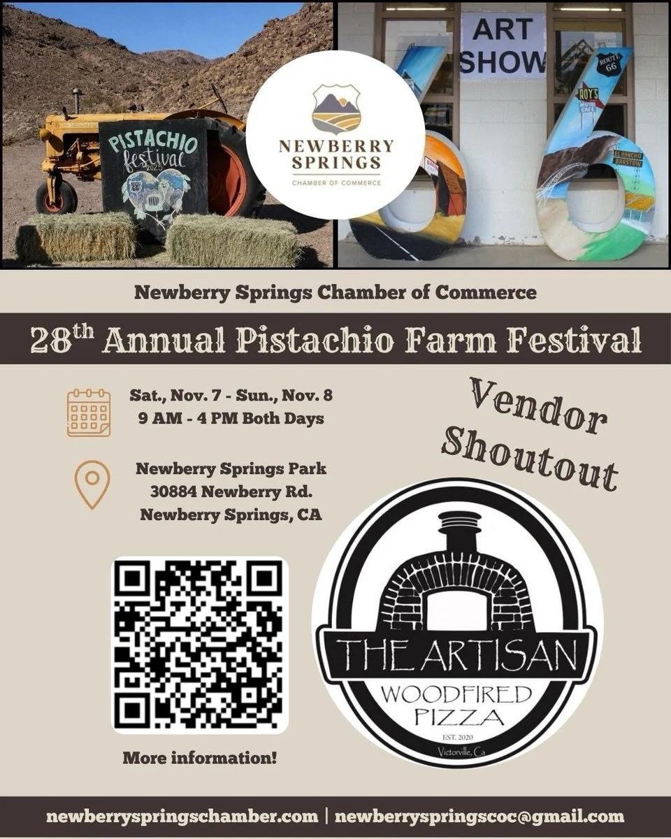 VENDOR SHOUTOUT!

We&rsquo;re excited to introduce another amazing vendor joining us at the 28th Annual Pistachio Farm Festival! 💚

From unique finds to delicious treats, our vendors are a HUGE part of what makes this festival so special! 🛍️🌵
Come