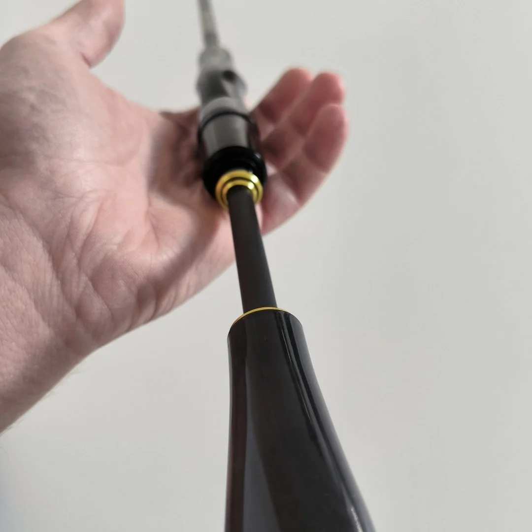 FA Hers Custom Spinnrute für das Barschangeln, mit Griffelementen aus Carbon 