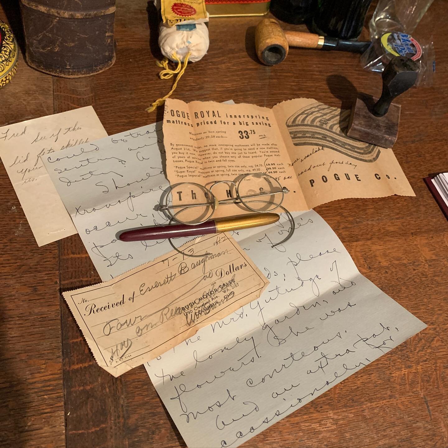 What did Everett Baughman do to earn those four dollars? And who is Fred? 

Found at the Brownsburg Museum in Rockbridge County, Virginia