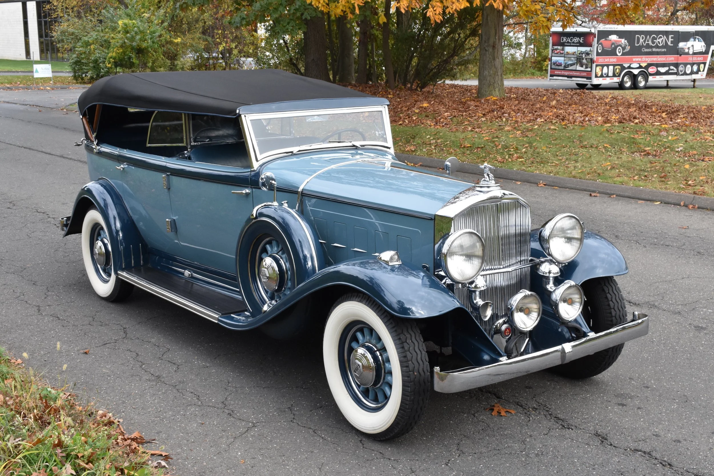 1932 Pierce Arrow Twelve Sport Tourer — Dragone Classic Motorcars