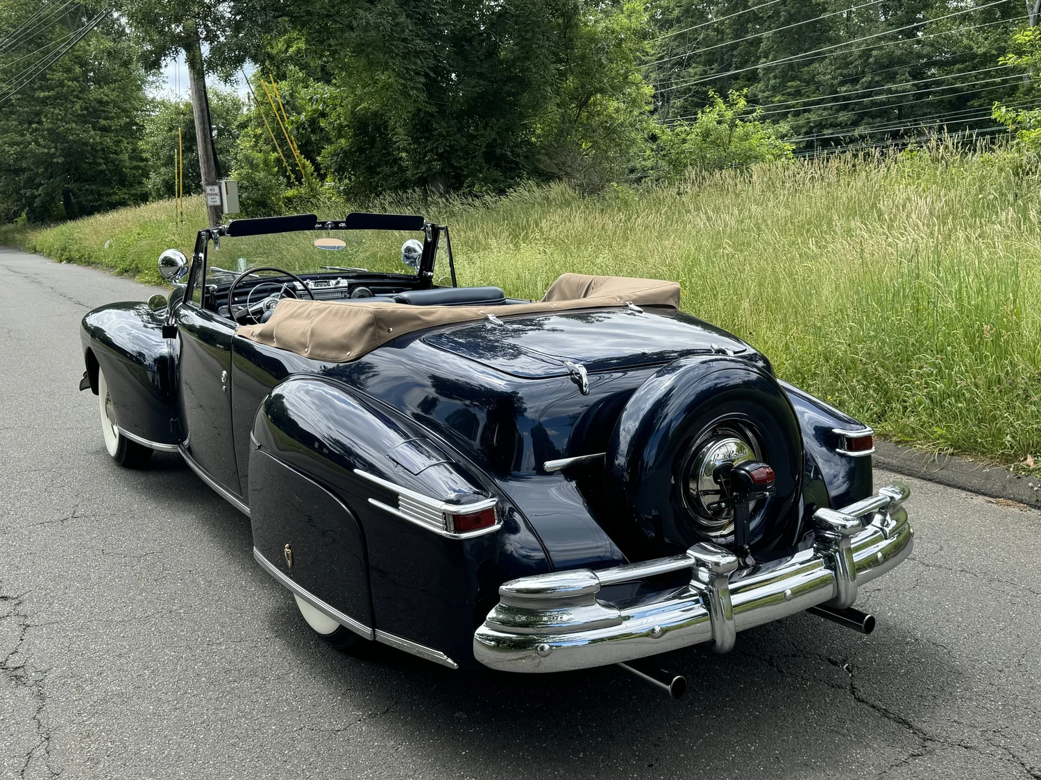 1948 Lincoln Continental Custom Convertible — Dragone Classic