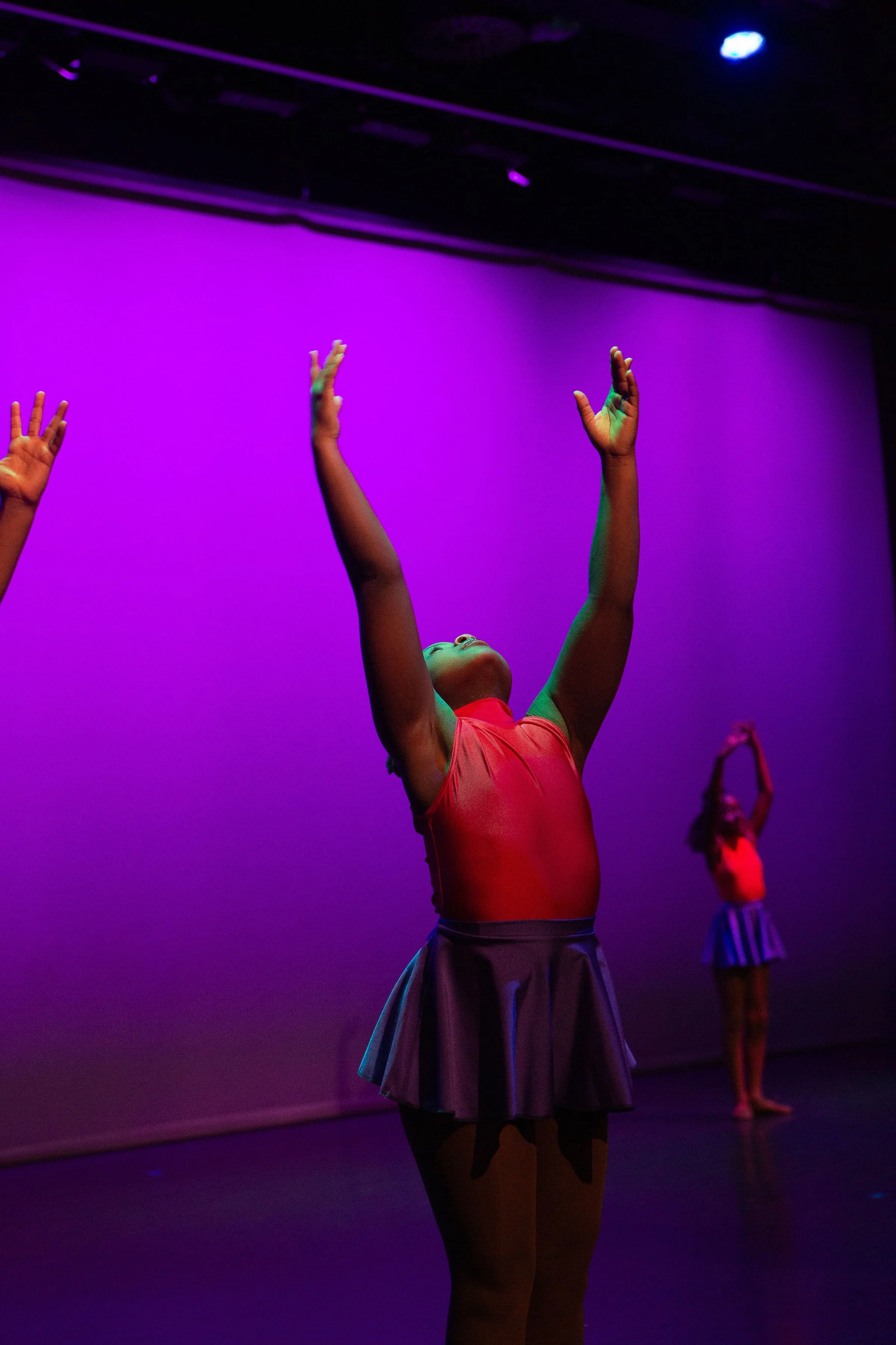 Pointe Black young black ballerina 