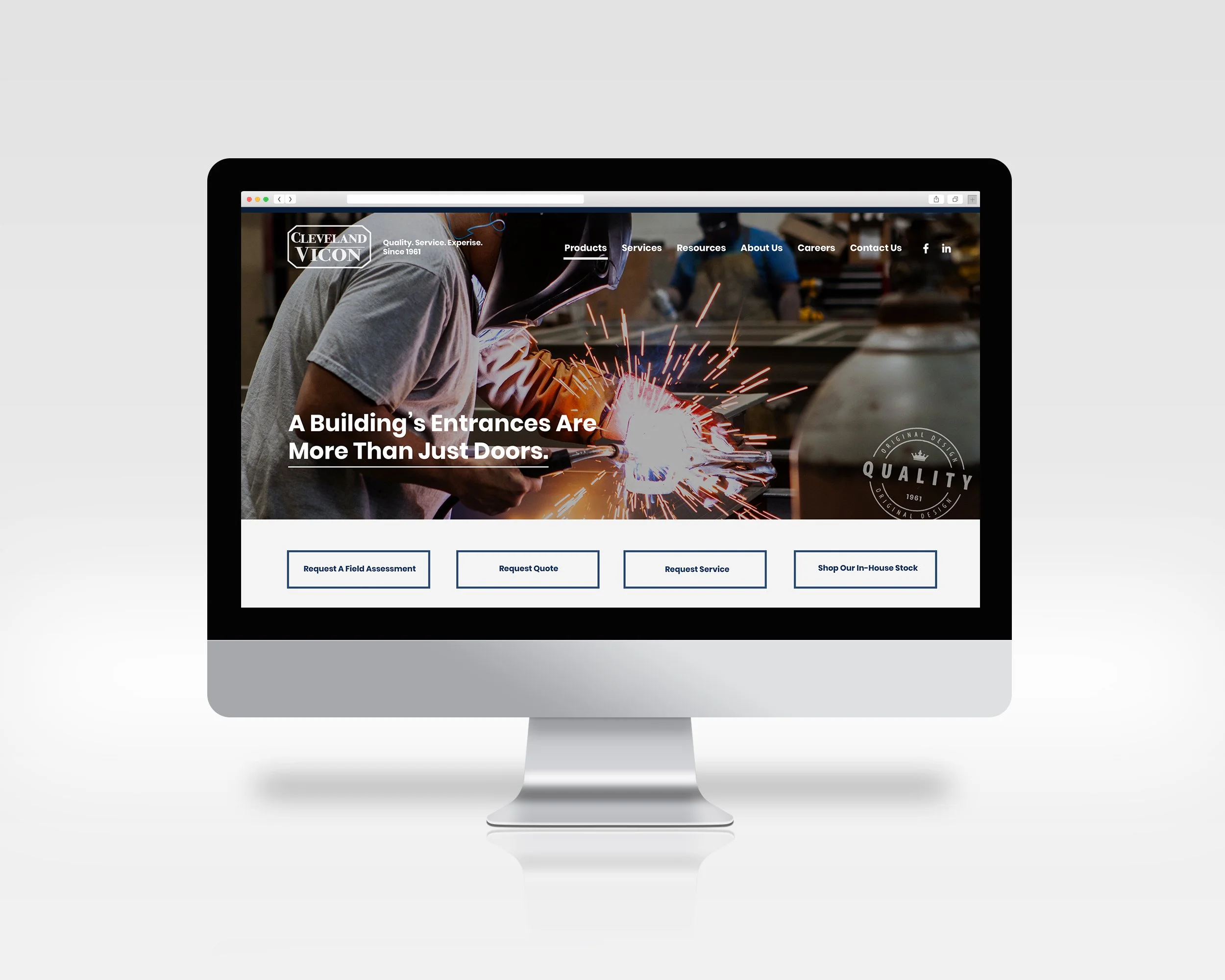 Cleveland Vicon Website by MOD
