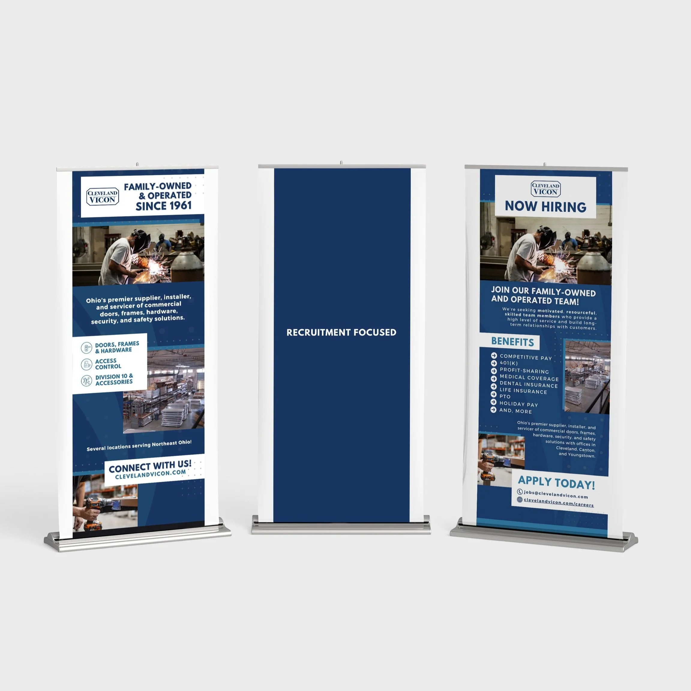 Cleveland Vicon Event Banners by MOD