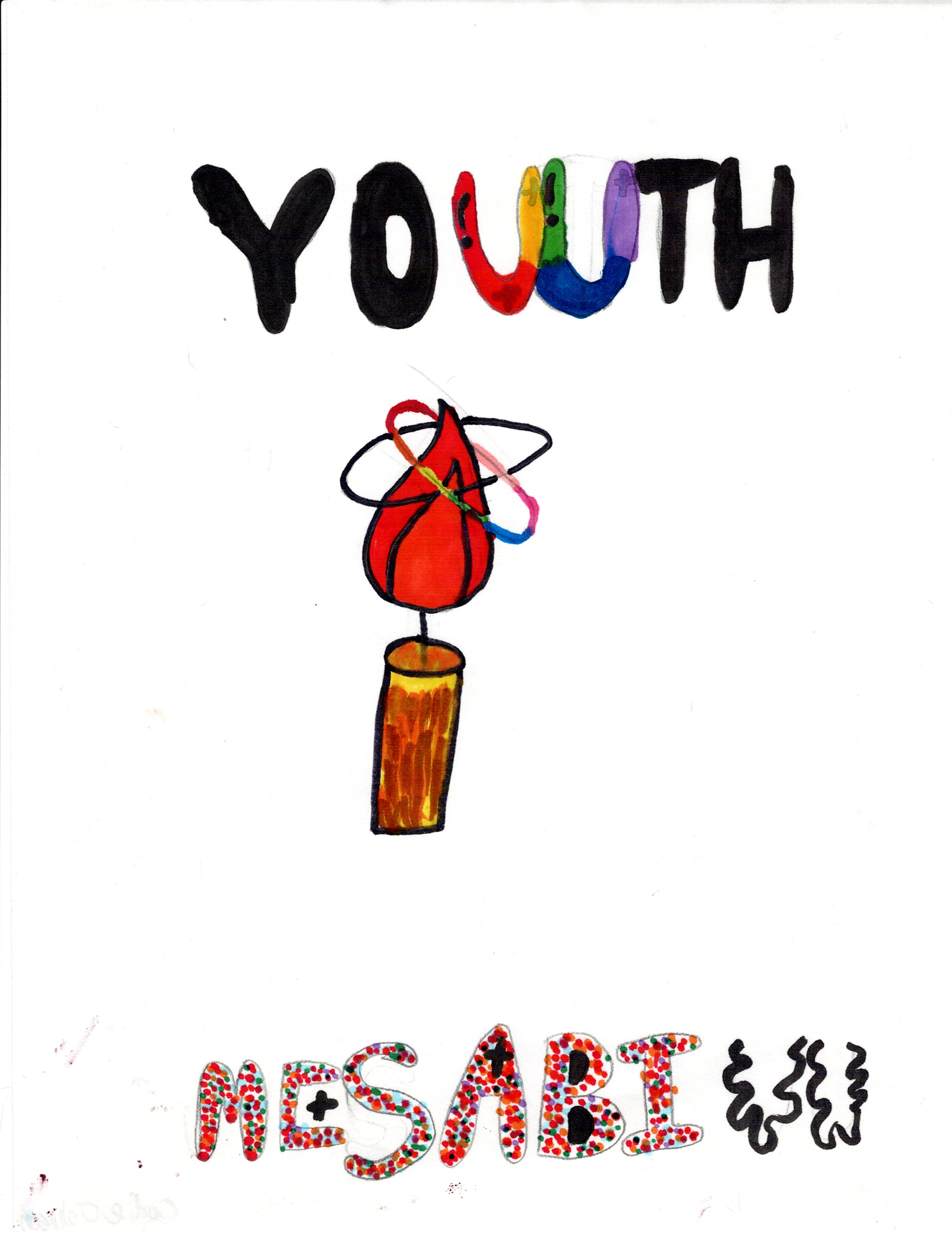 Art work provided by members of the YoUUth program