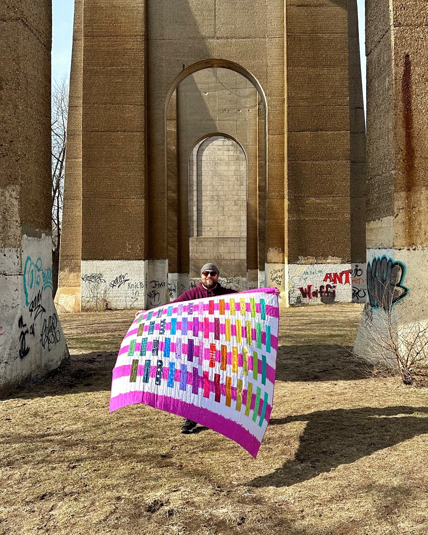 It&rsquo;s faux-Spring here in NYC! That wonderful time of year where you think Winter is over but you realize you are wrong when the temp drops back below 32&deg; in March.

But on the bright side, it does make for nice quilt photo weather! We ran d