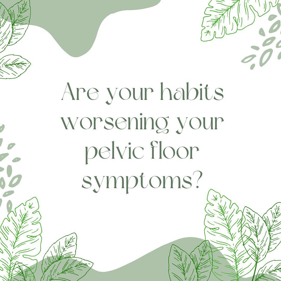 Are your habits actually making your pelvic floor symptoms worse or contributing to long term pelvic floor  dysfunction? 

Our pelvic floor doesn&rsquo;t exist in isolation. Even the way we breathe can impact the health and mobility of our pelvic flo