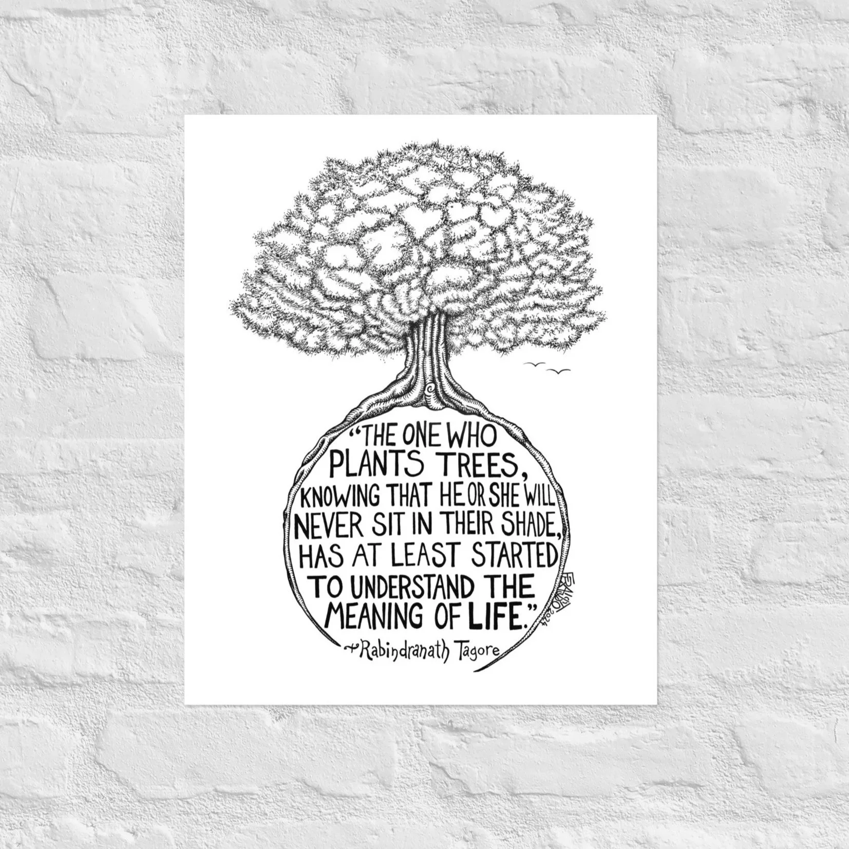 The Meaning Of Life Print By Artist Rick Frausto