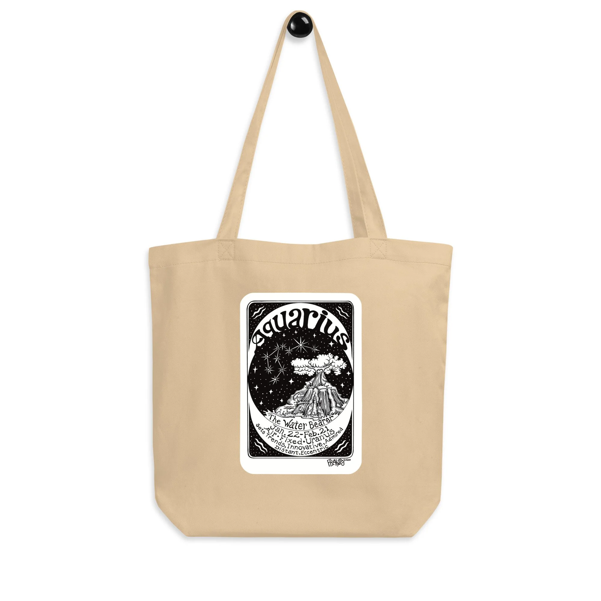 AQUARIUS organic tote bag in oyster