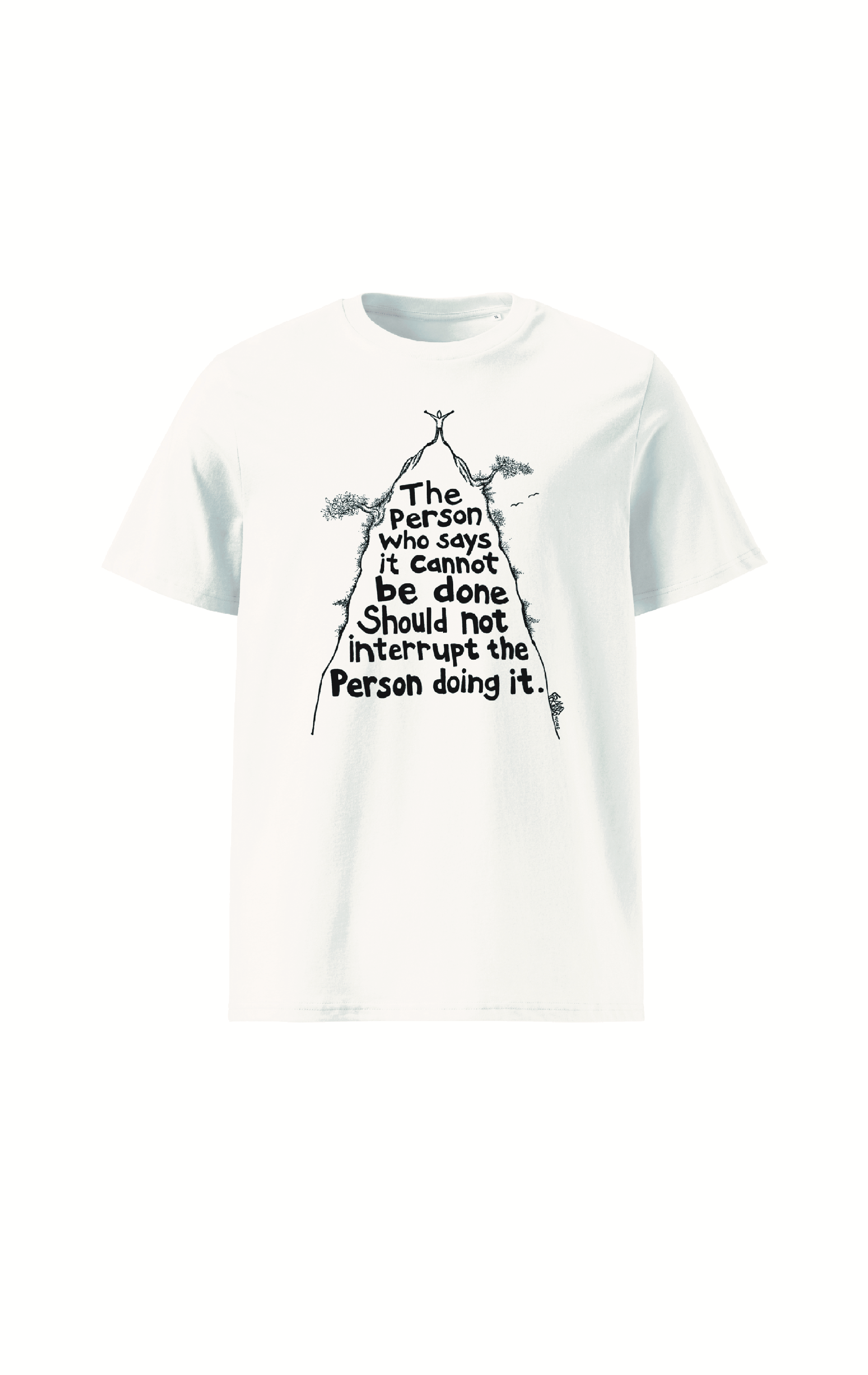 Mountain Top Organic Cotton T-Shirt By Artist Rick Frausto