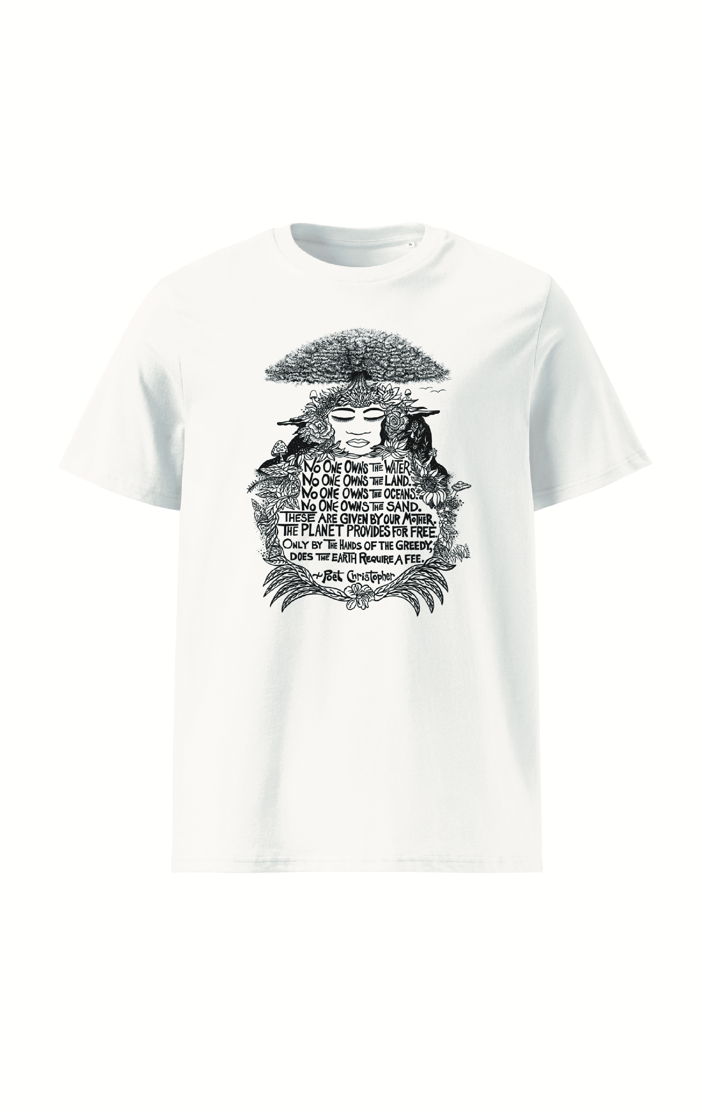 User Fee Organic Cotton T-Shirt By Artist Rick Frausto