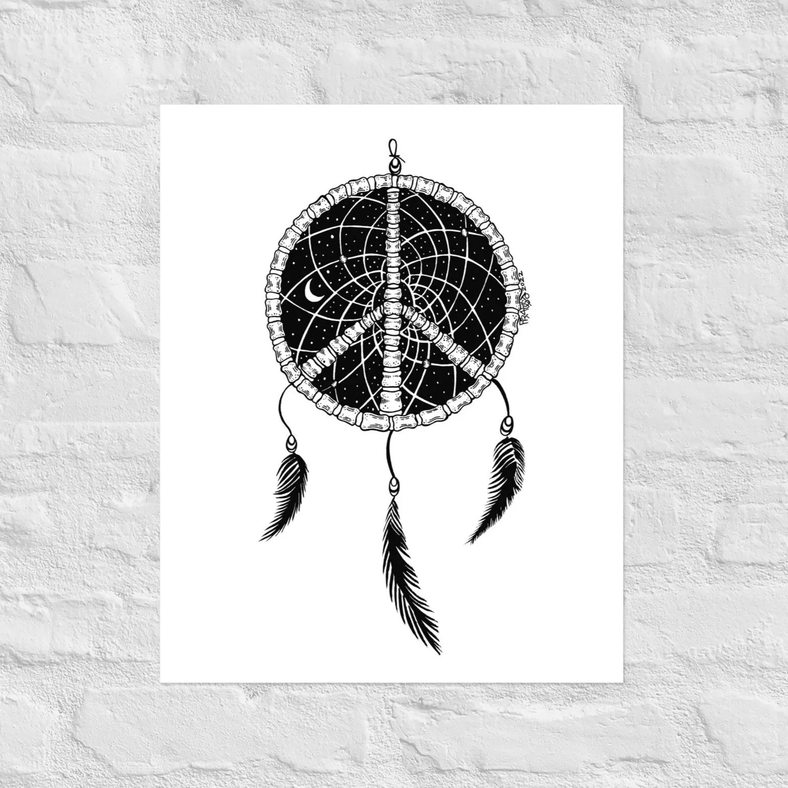 Dreamcatcher Print By Artist Rick Frausto