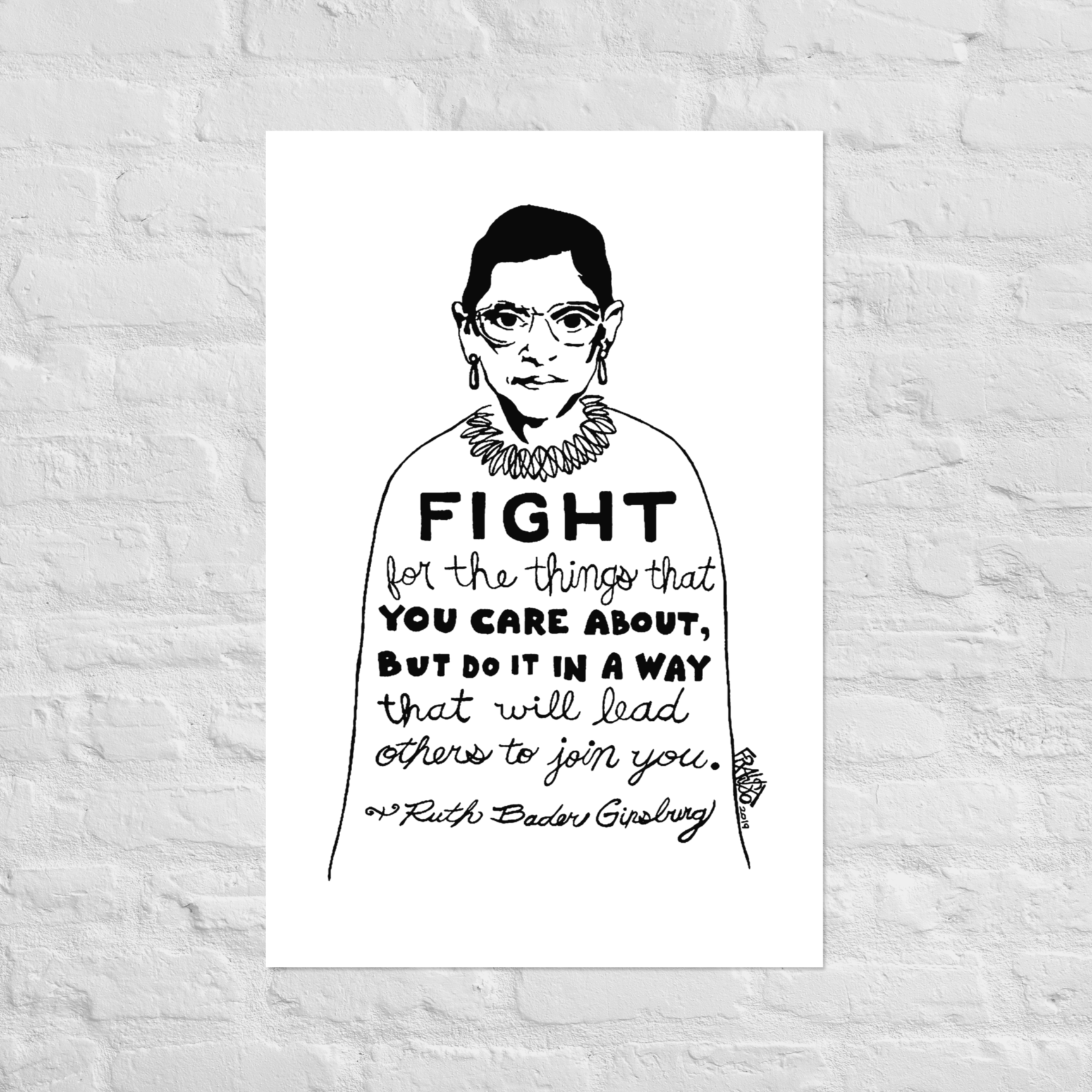 RBG Print By Artist Rick Frausto