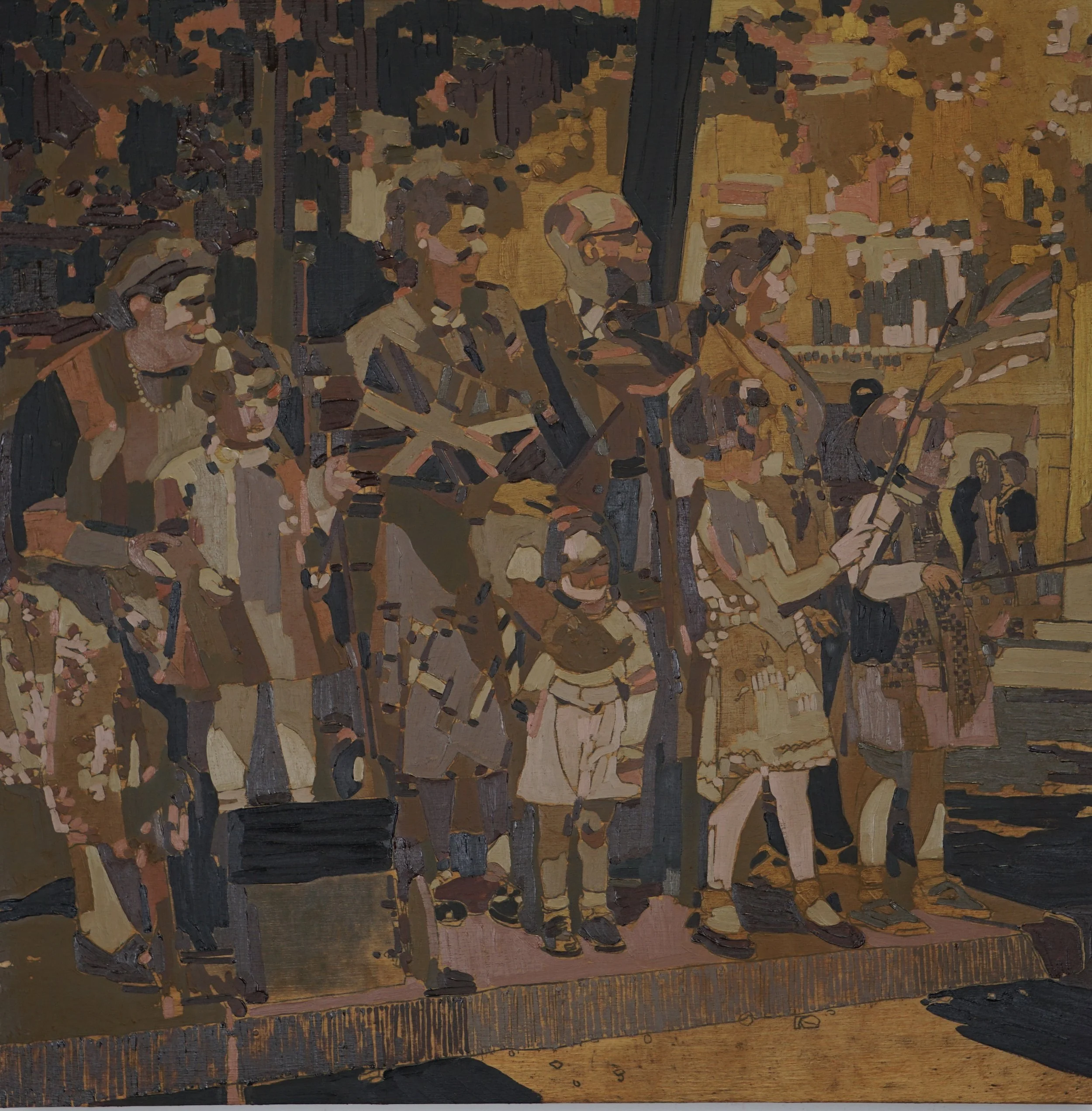 **SOLD** Common (1958), 2023, 40cm x 40cm, oil on plywood panel, framed