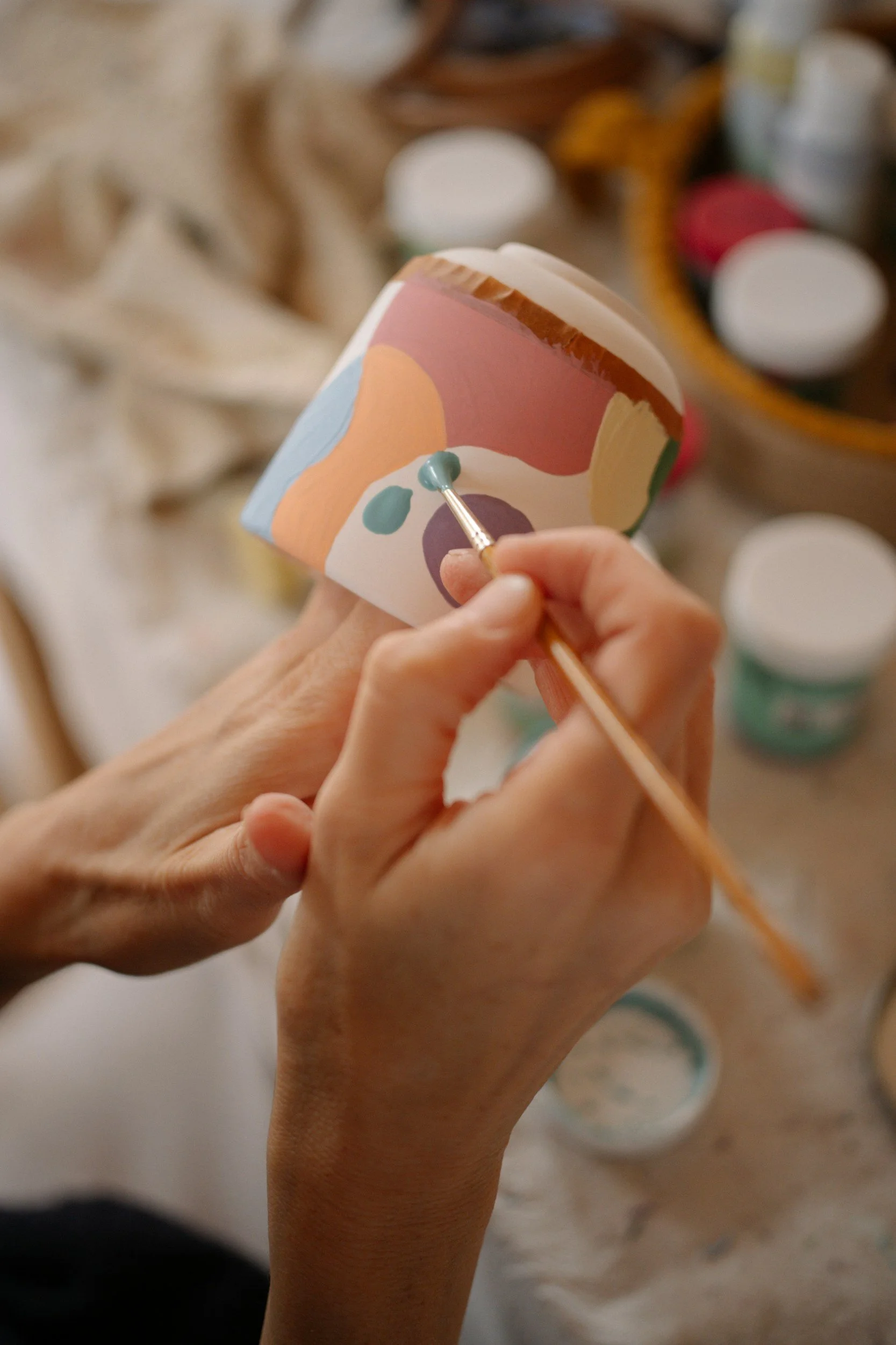 Pumpkin Spice Mug Decorating
