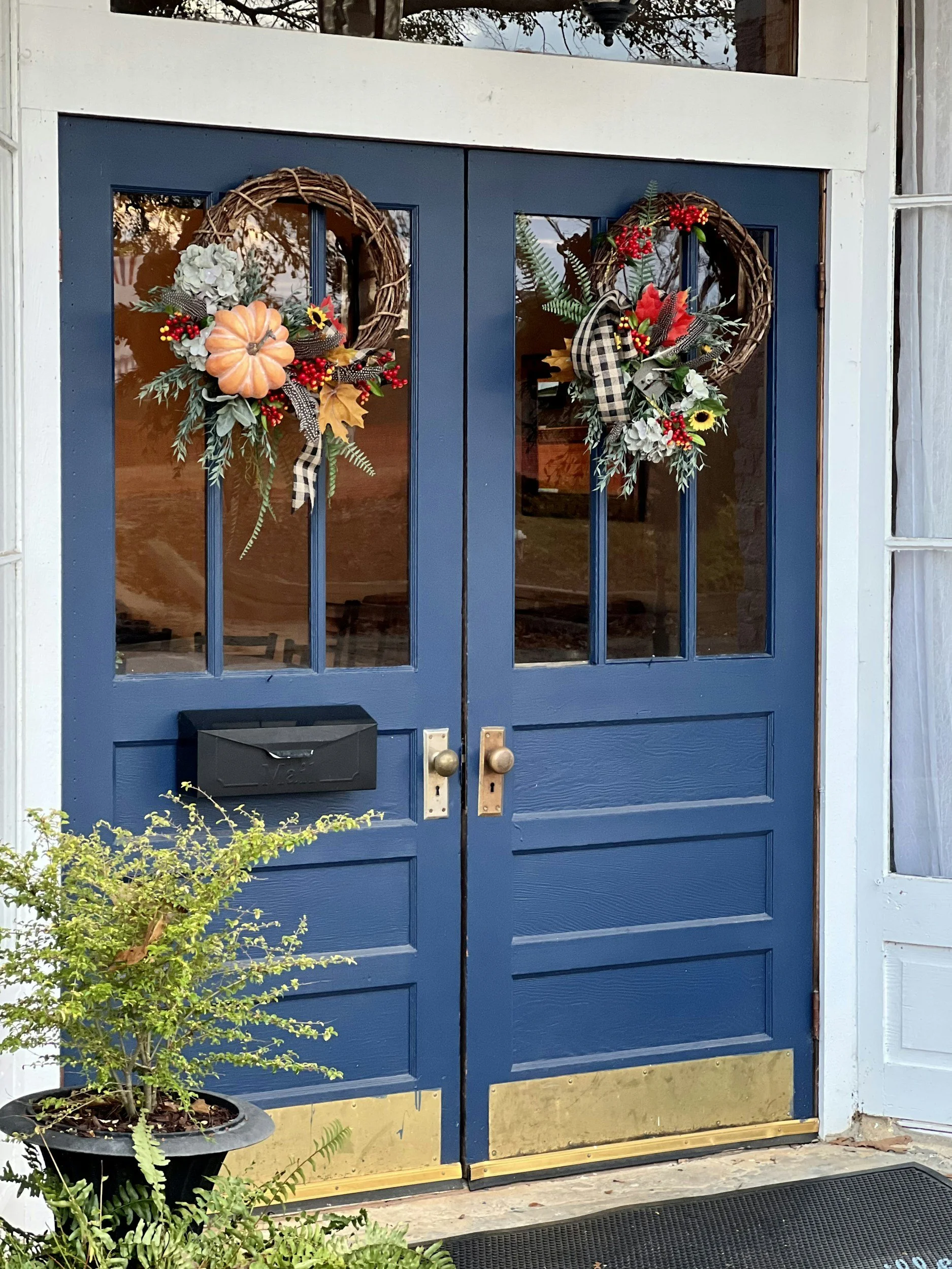 Gratitude door decorating