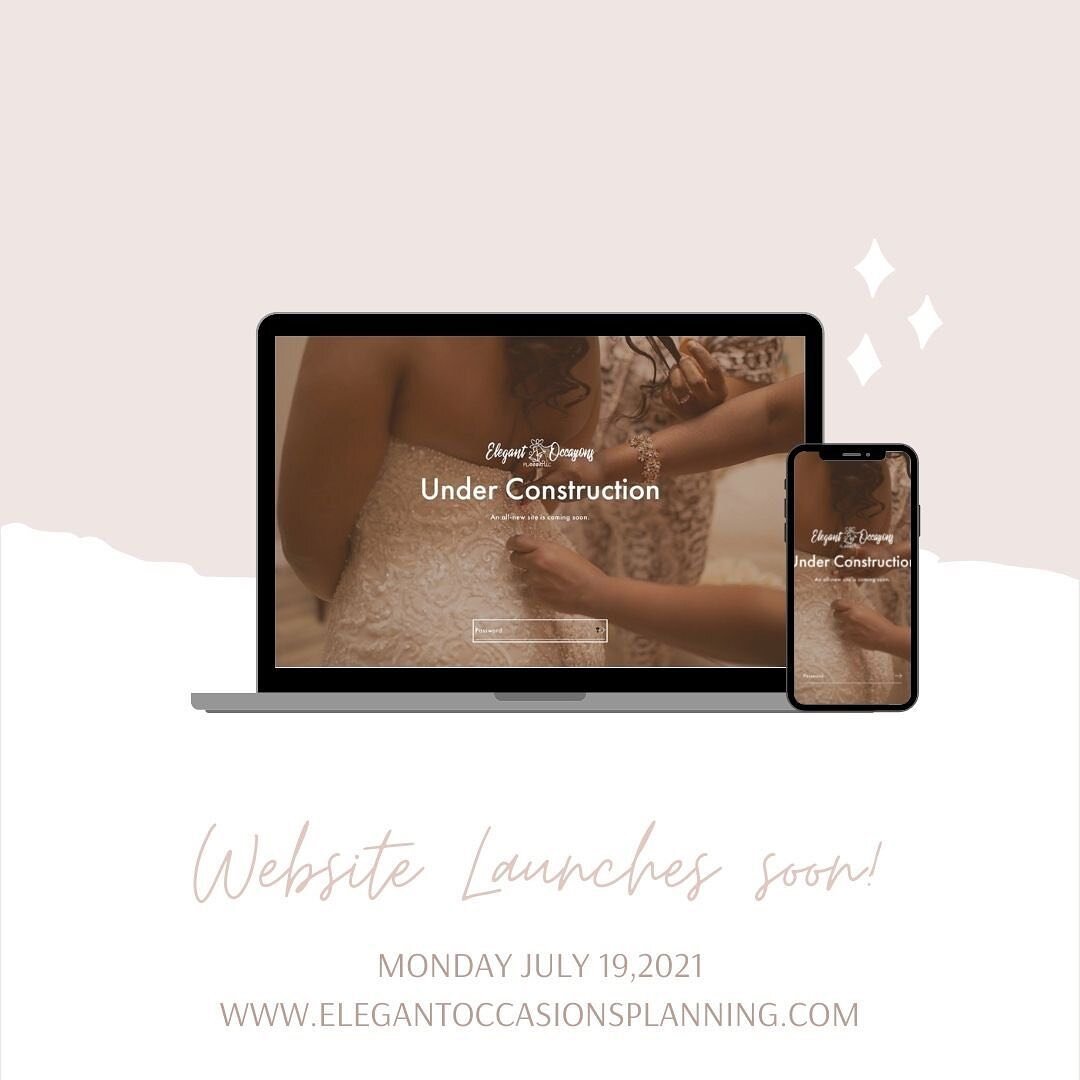 Our website drops tomorrow! You will be able to inquire about your dream wedding see the couples who got serviced and so much more ! 

www.elegantoccasionsplanning.com 

#website #weddingwebsites #weddingplanning #weddings #booking #inquire #weddingp
