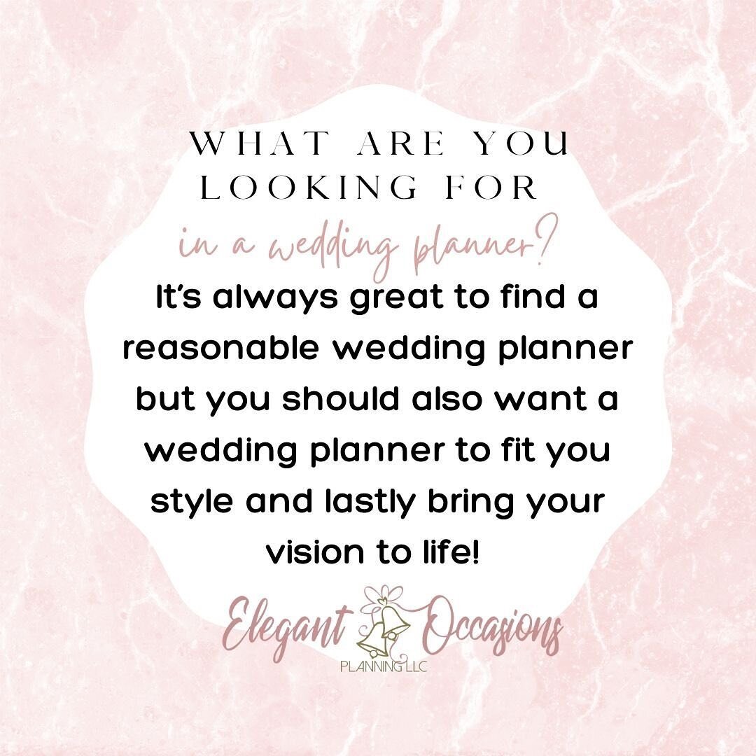 One of the most important tips when booking a wedding planner ! Making sure the planner is able to bring your vision to life ! At the end of it all it&rsquo;s about the bride and what she wants ! Happy bride happy life ! 

Happy Planning 💕 

Don&rsq