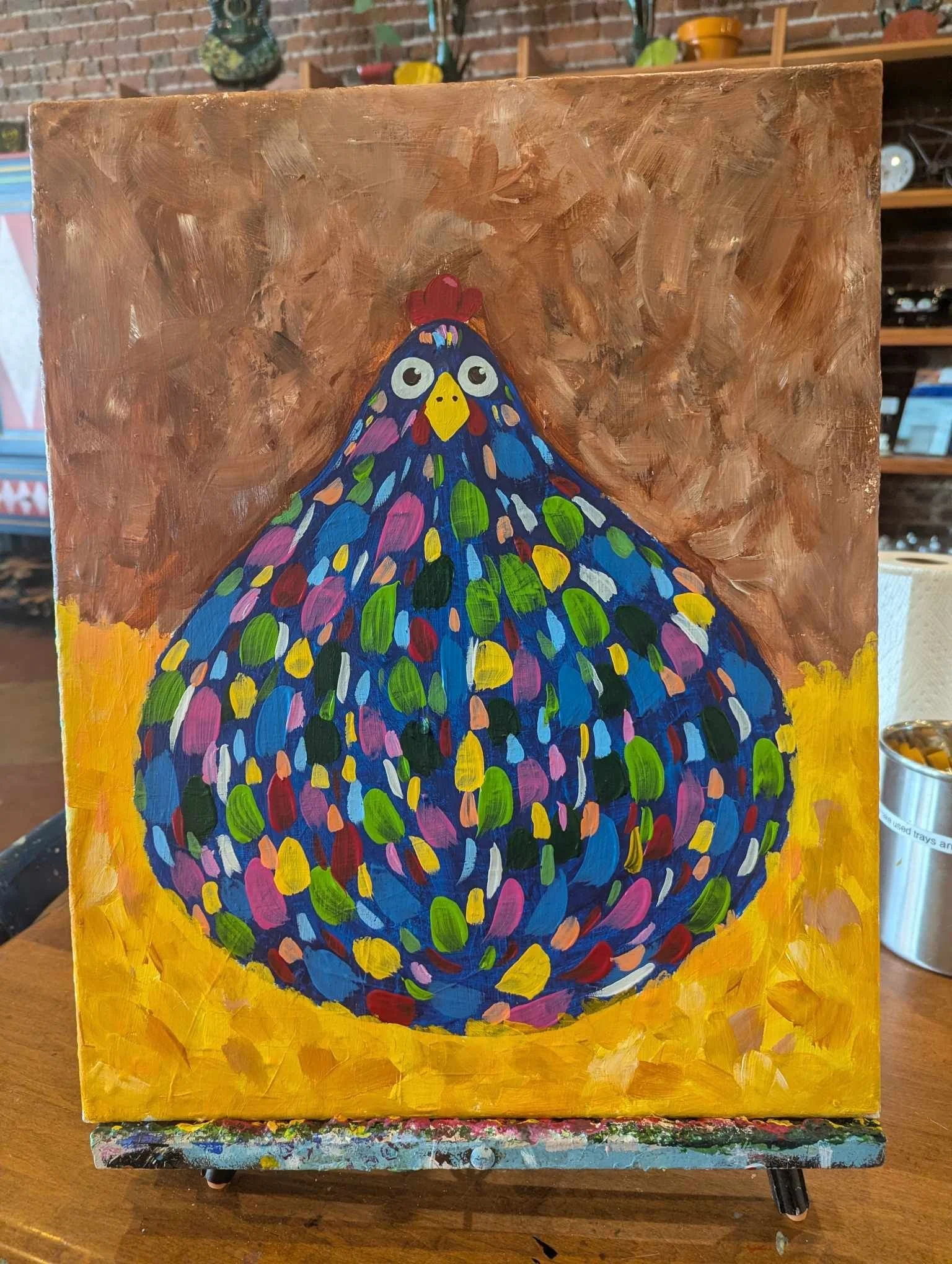 “Big Mama Chicken” Canvas Class 