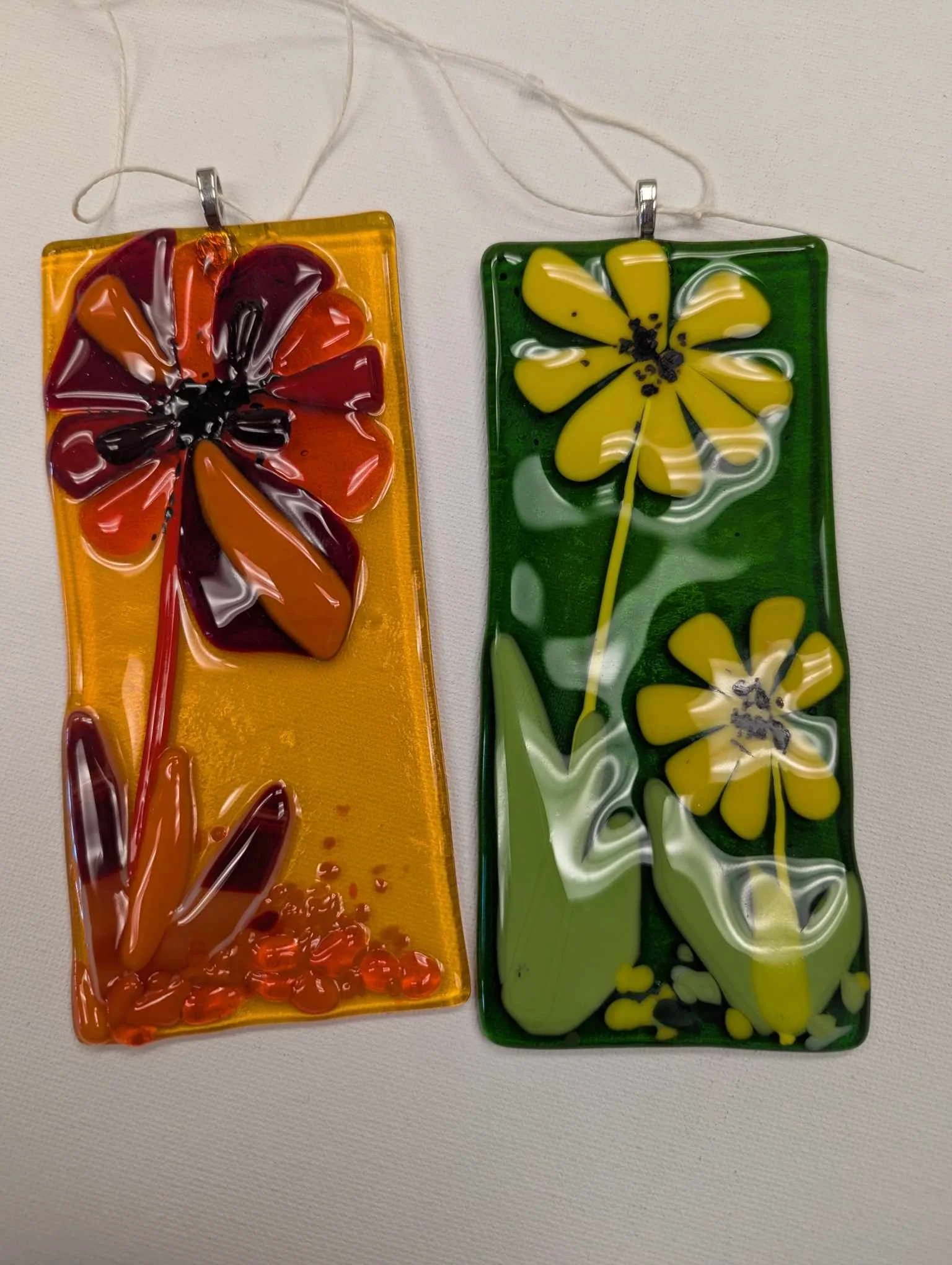 Fused Glass Suncatchers