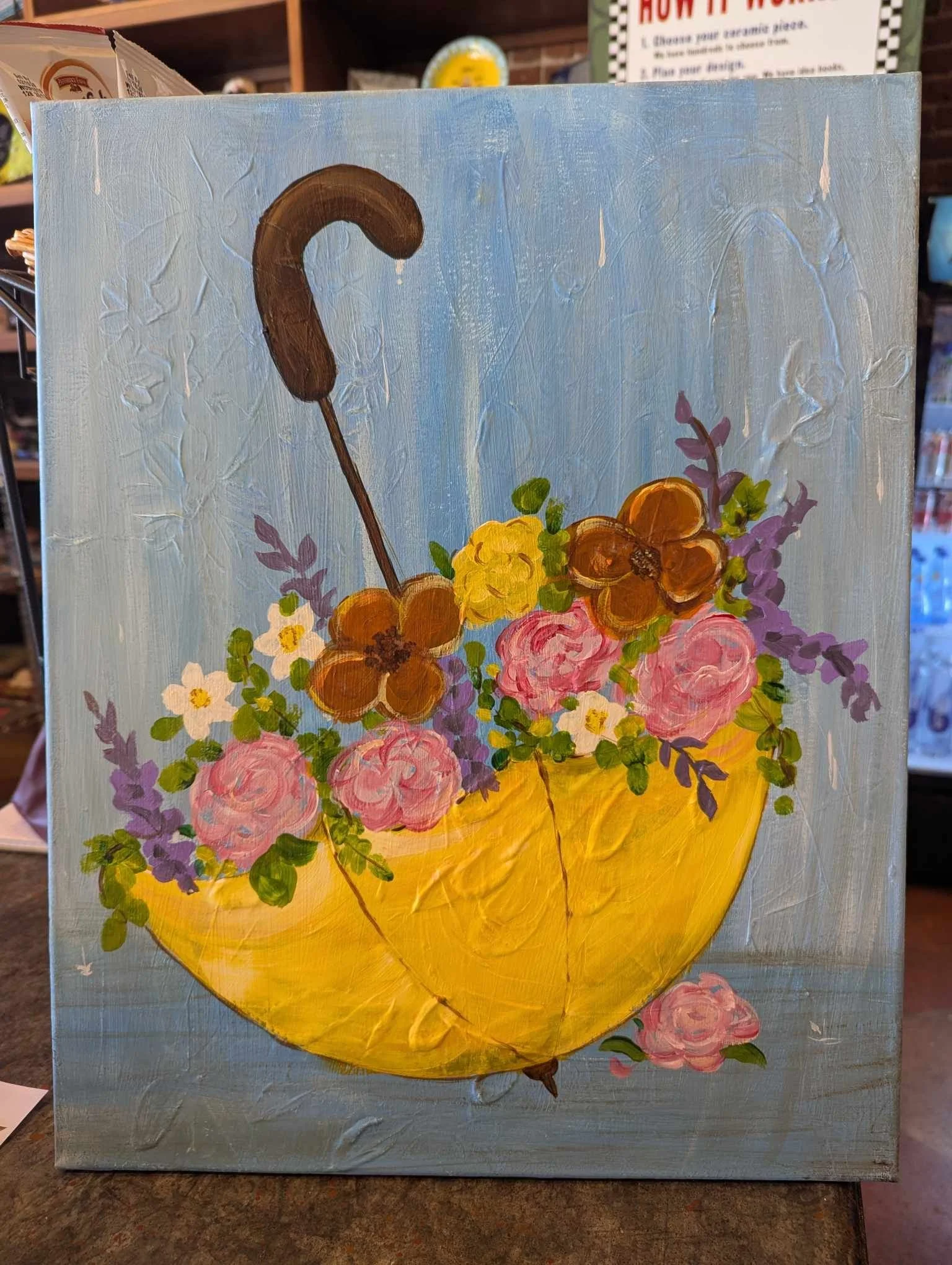 “Flower Showers” Canvas Class 