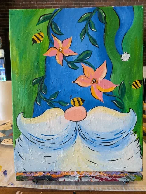 “Bramble the Gnome” Canvas Class 
