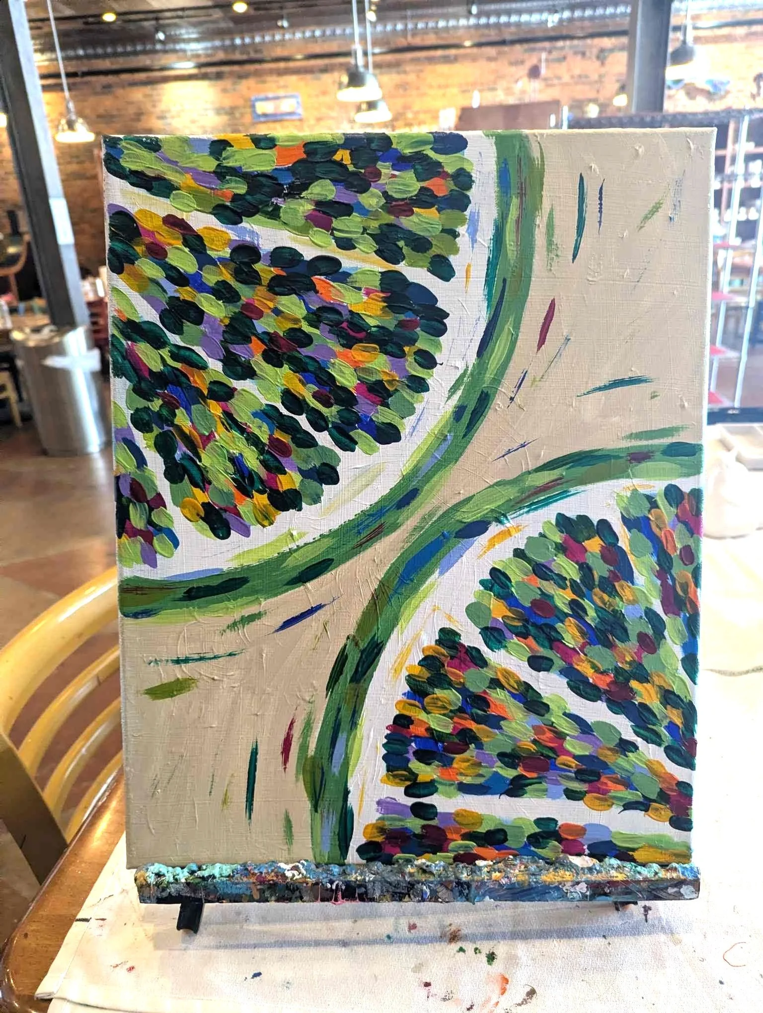 “Rainbow Limes” Canvas Class
