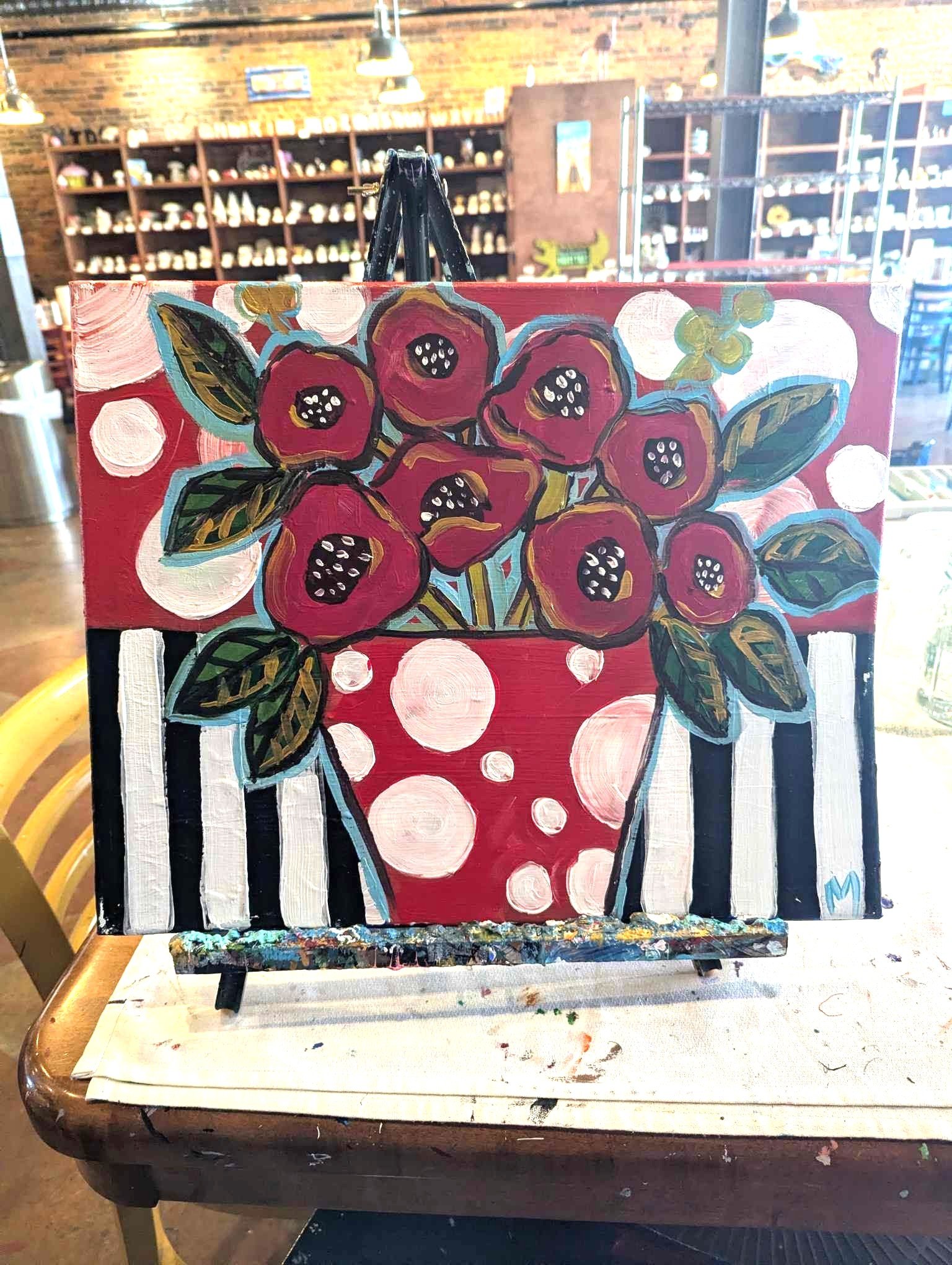 “Flowers For You” Canvas Class