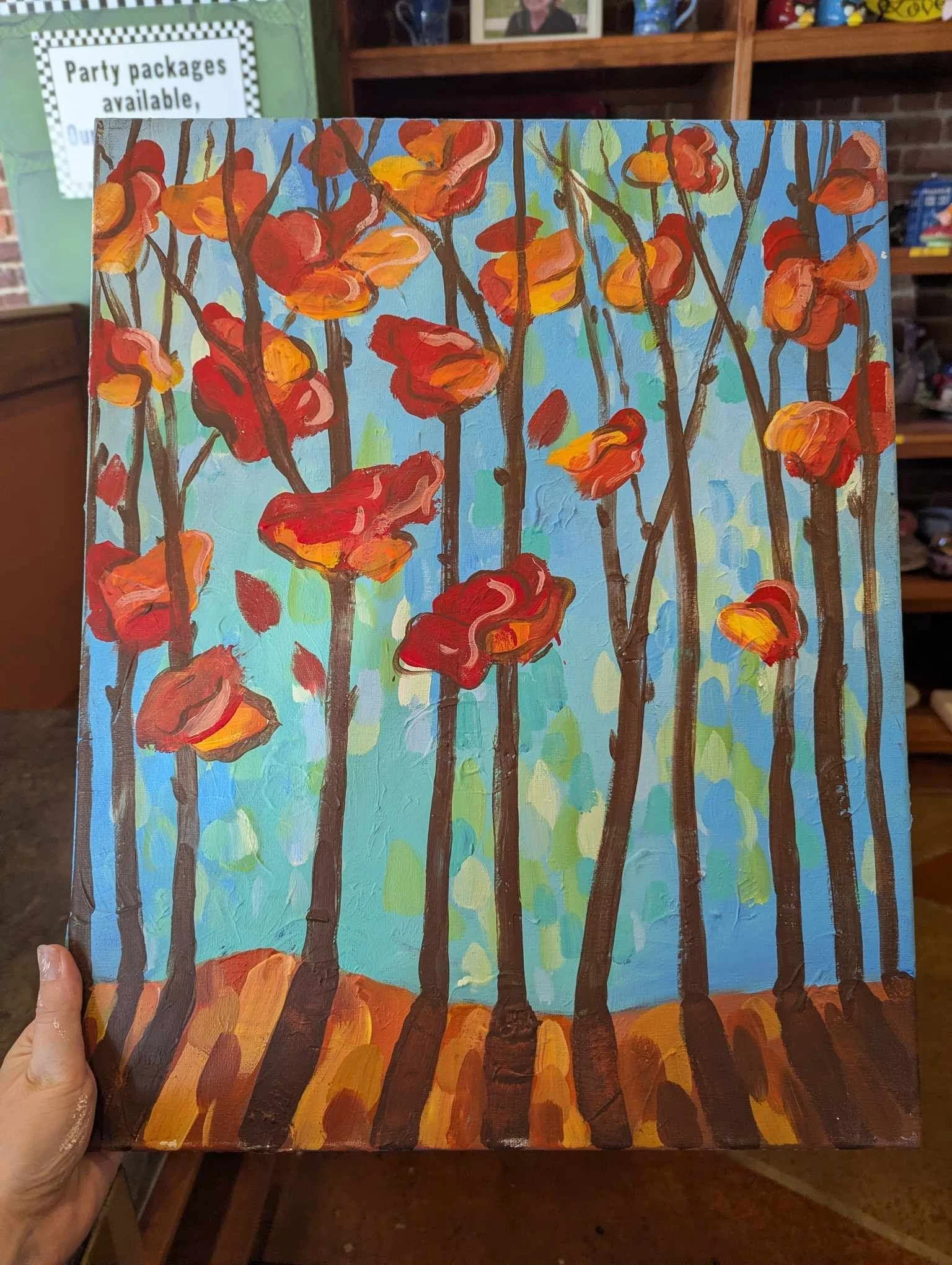 “I Hear Autumn” Canvas Class 