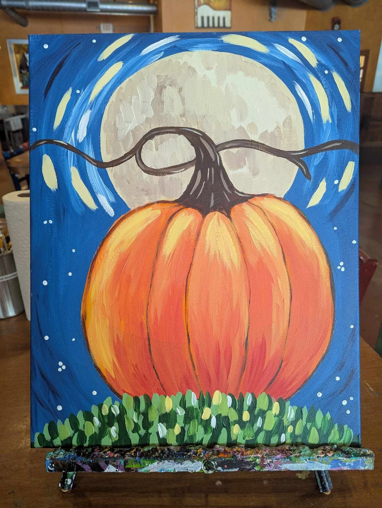 “Hello Pumpkin” Canvas Class 