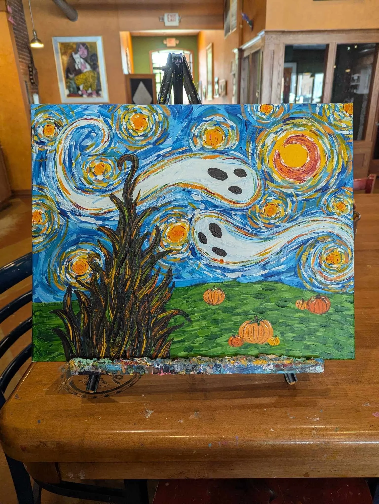 “Van Ghoul” Canvas Class 