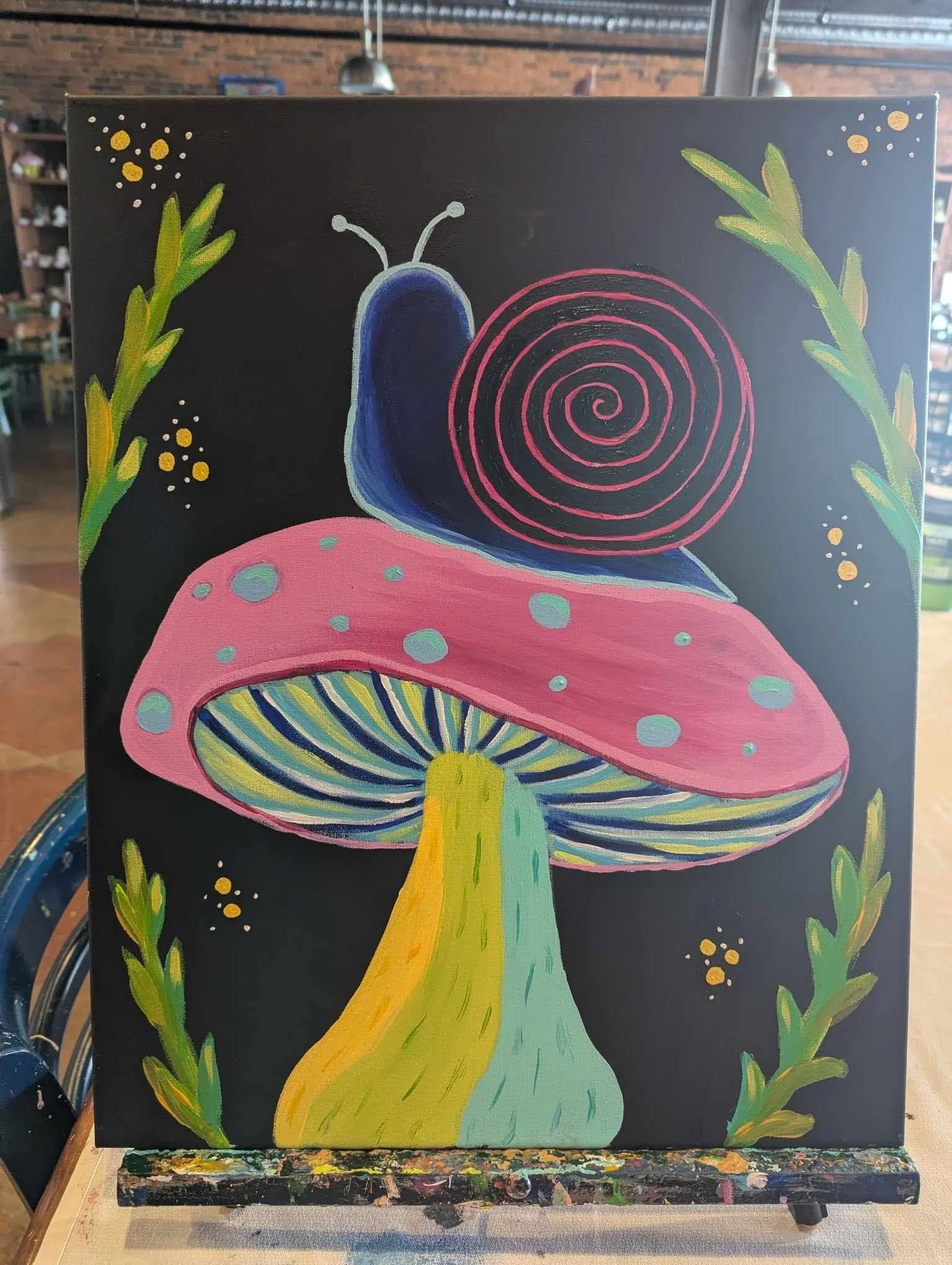 “Glow Shroom” Canvas Class 