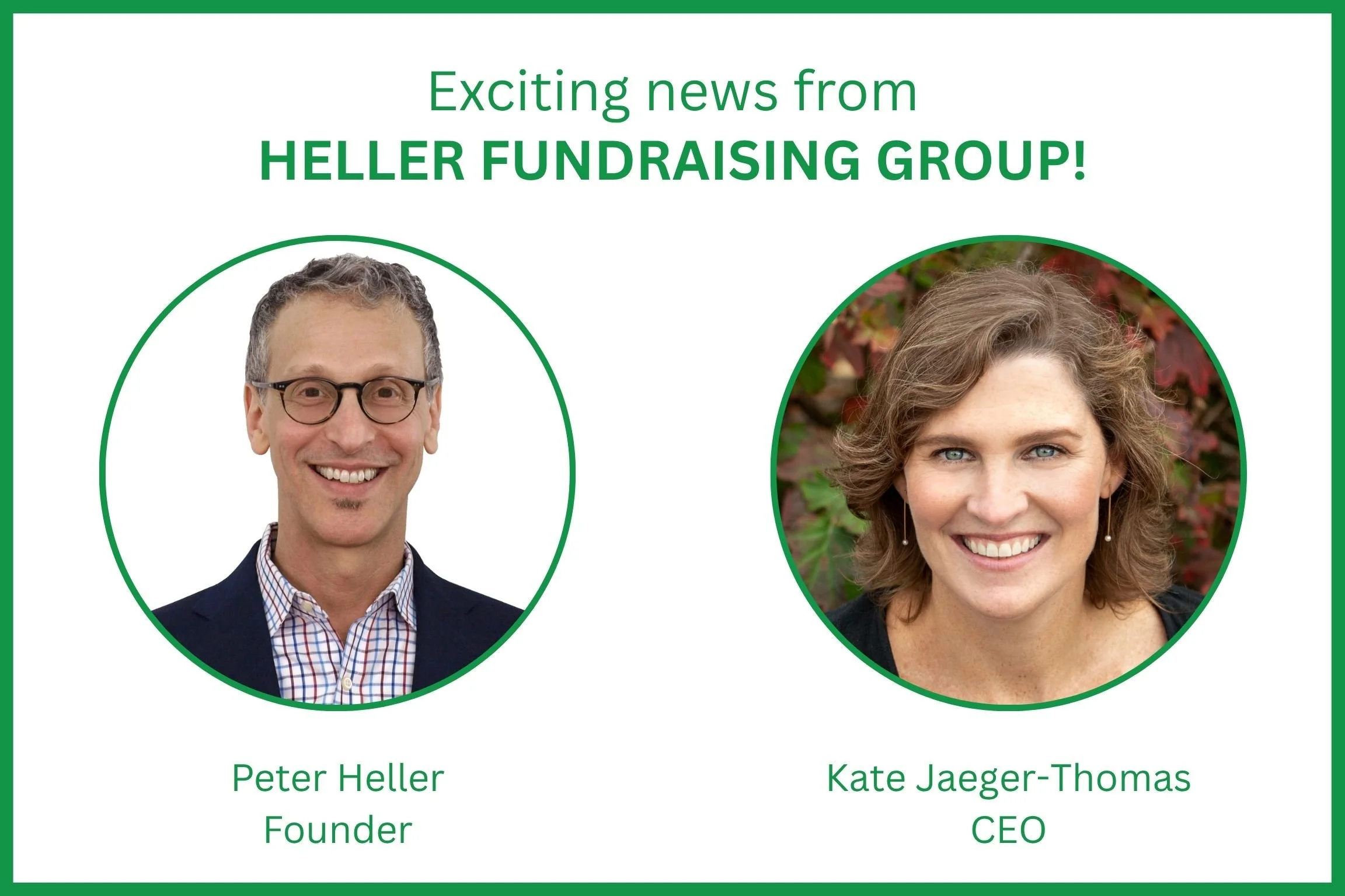 Kate Jaeger-Thomas Appointed CEO, Founder Peter Heller Transitions to Strategic Advisory Role