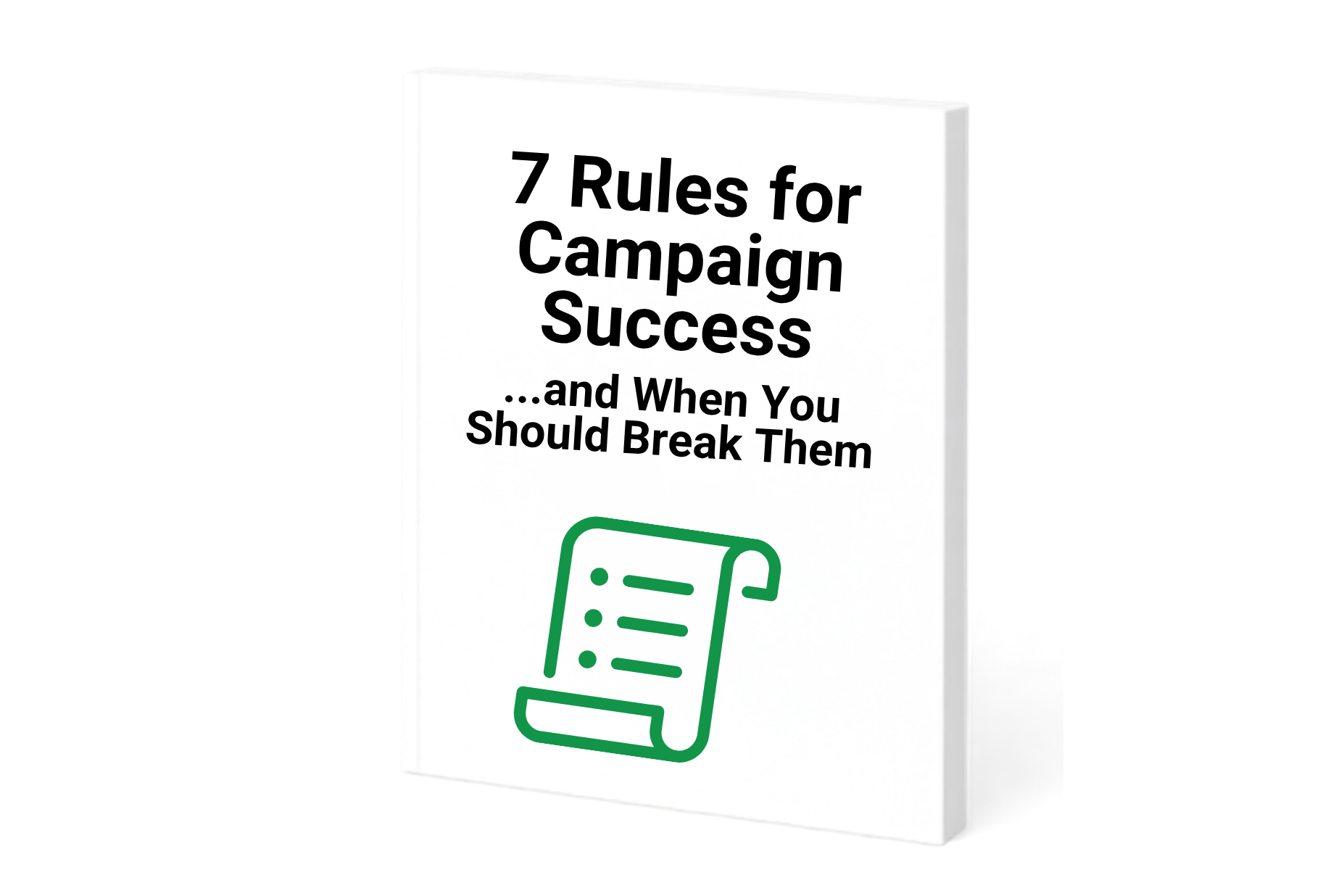 Get the guide: 7 rules for fundraising campaign success — and when you should break them