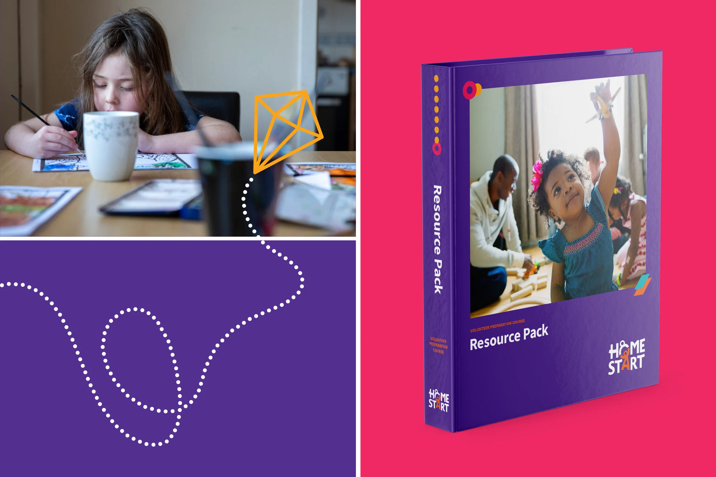 HomeStart finished pack - plus example of illustration & image combined