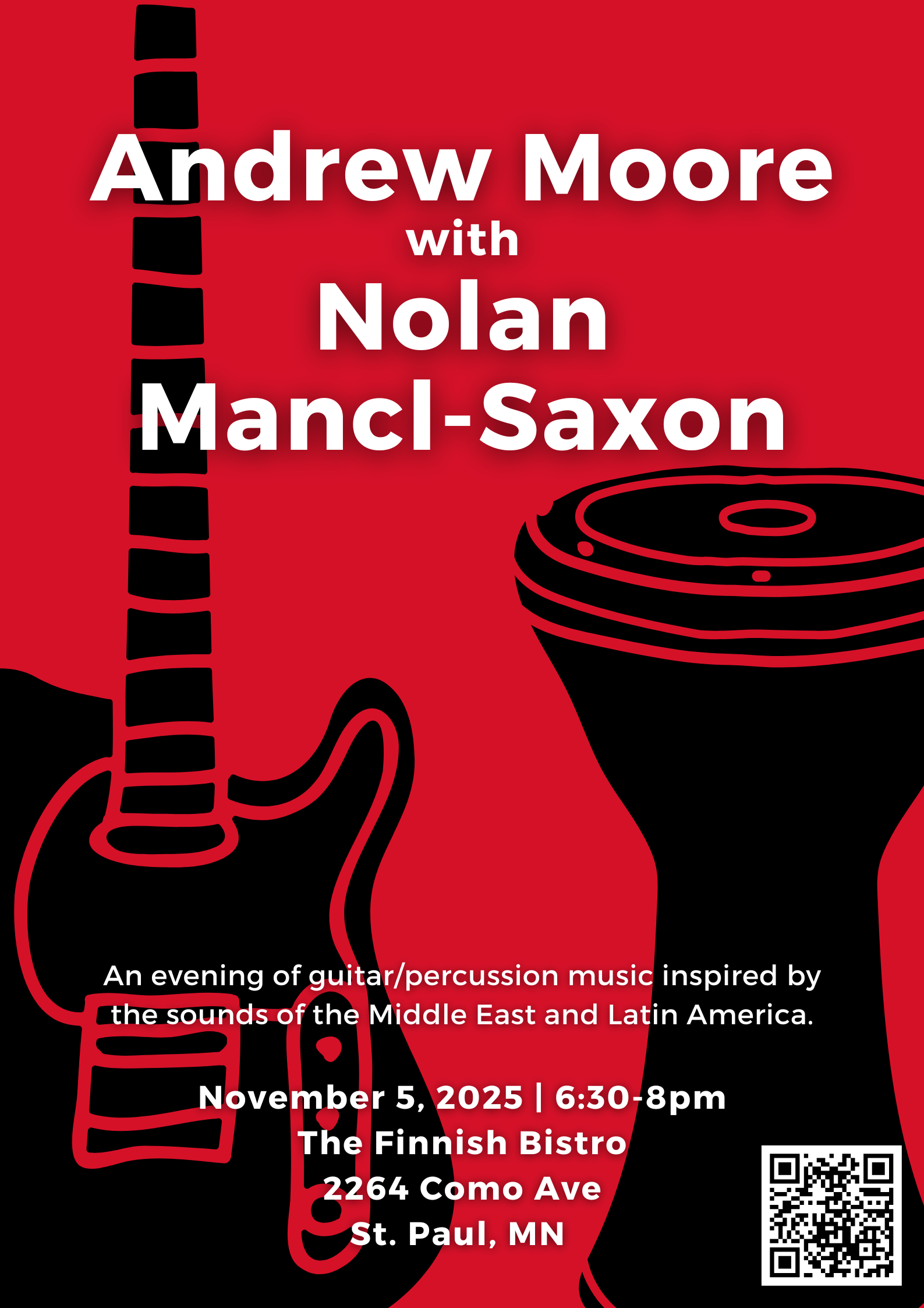 Andrew Moore & Nolan Mancl-Saxon @ The Finnish Bistro