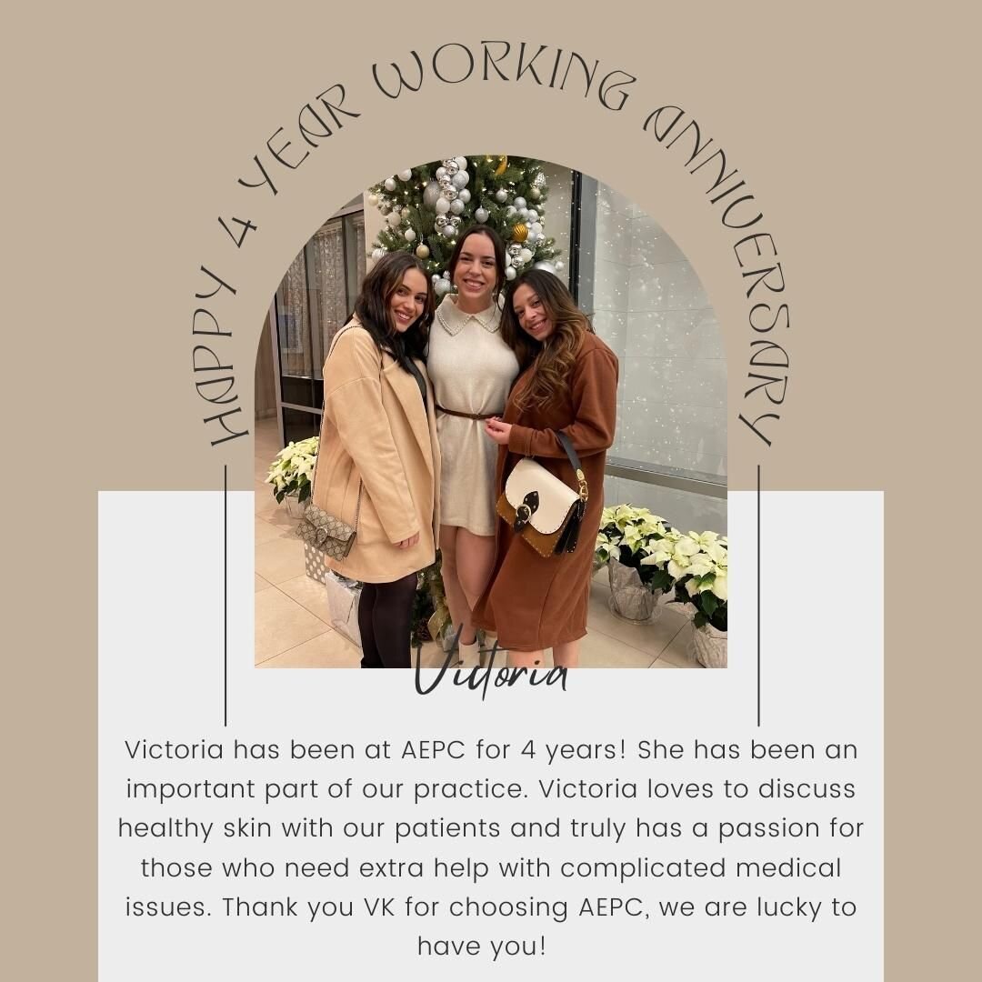 We have the best team! VK (Victoria) has been at our practice for 4 years! VK has been an important part of our success. 

👏🏻We believe communication, culture awareness, and teamwork truly makes a difference in patient care. 

Every Wednesday we ha