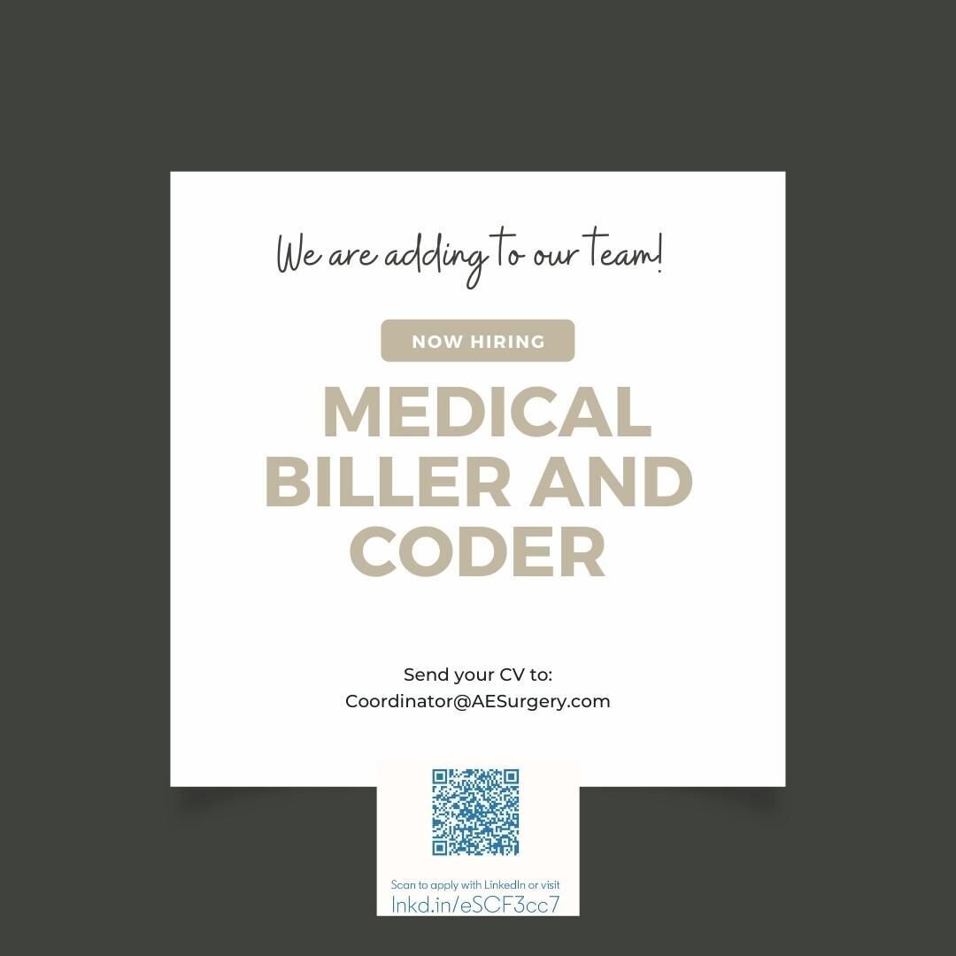 SEE IF AEPC IDAHO IS THE RIGHT FIT FOR YOU ! We are wanting to add a team member to our practice

Experience preferred but willing to train the right candidate! Email your resume to coordinator@AESurgery.com or check out our job posting on LinkedIn! 