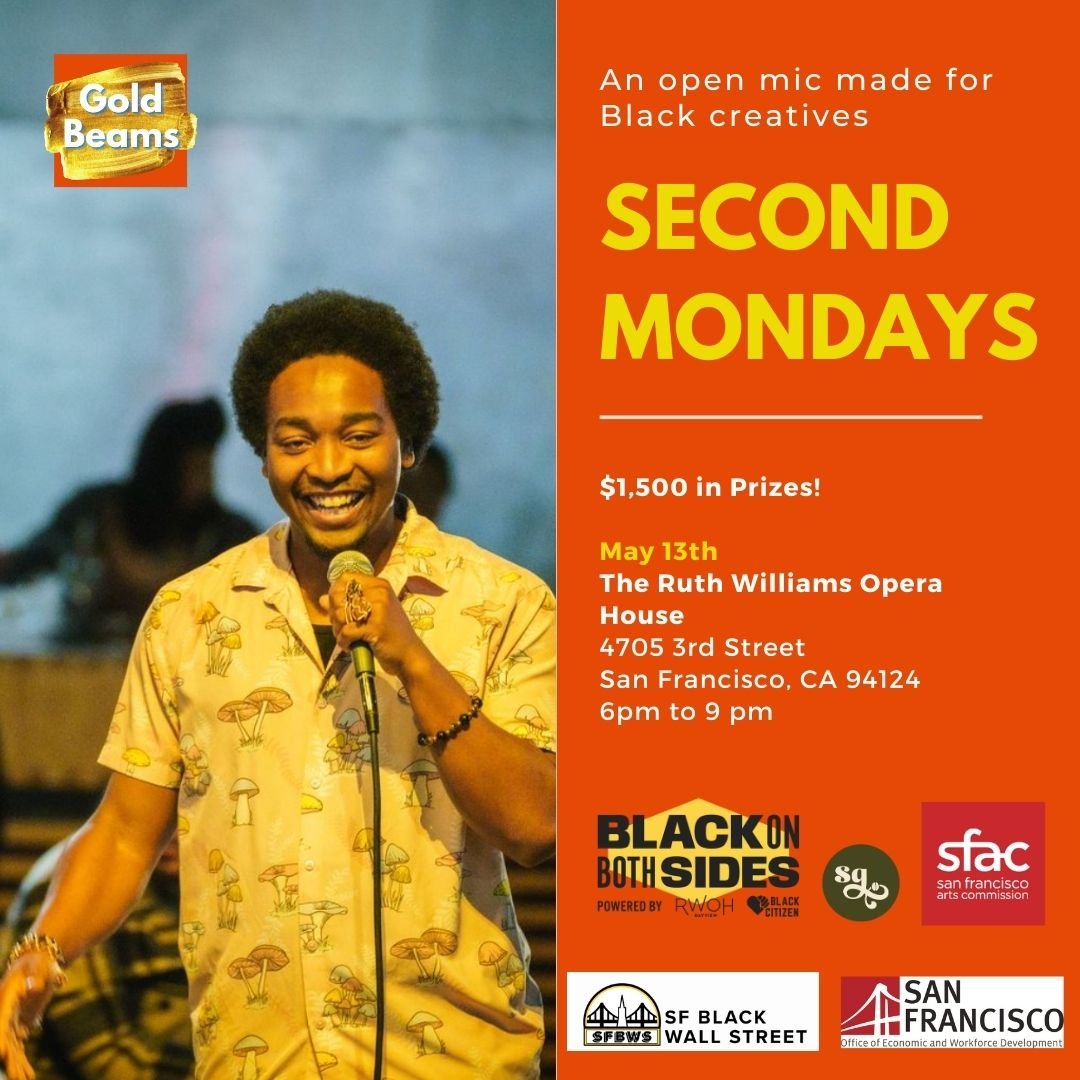 Check out this event happening tomorrow night - brought to you by Zoo Labs alumni @gold.beams ✨

This Monday, May 13th is a special edition of Second Mondays. It happens at black operated Ruth Williams Opera House in San Francisco and we're giving ou