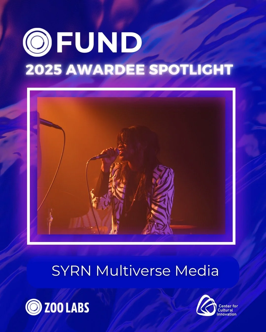 ⭐️2025 FUND AWARDEE SPOTLIGHT⭐️

We&rsquo;re excited to announce the next $5K grantee of the 2025 Zoo Labs: FUND&ndash;&ndash;SYRN Multiverse Media!

&ldquo;SYRN Multiverse Media is a music-led creative studio building original worlds through anime, 