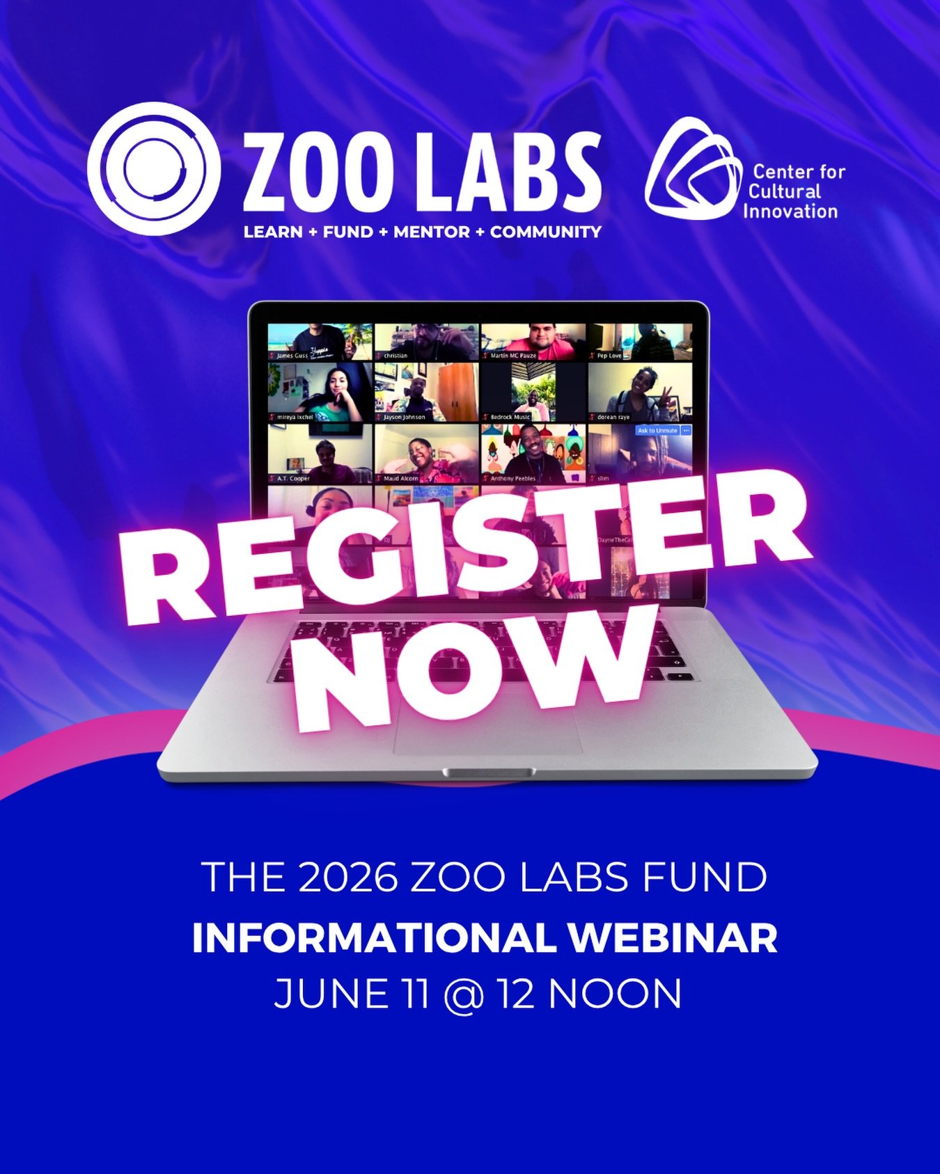 📅Only a few days until the 2026 @thezoolabs FUND application opens!&nbsp;

🎵Join us for a live Info Session next Thursday,&nbsp;June 11 at 12 PM PST. We&rsquo;ll walk you through everything you need to know&mdash;from what the FUND is all about, to