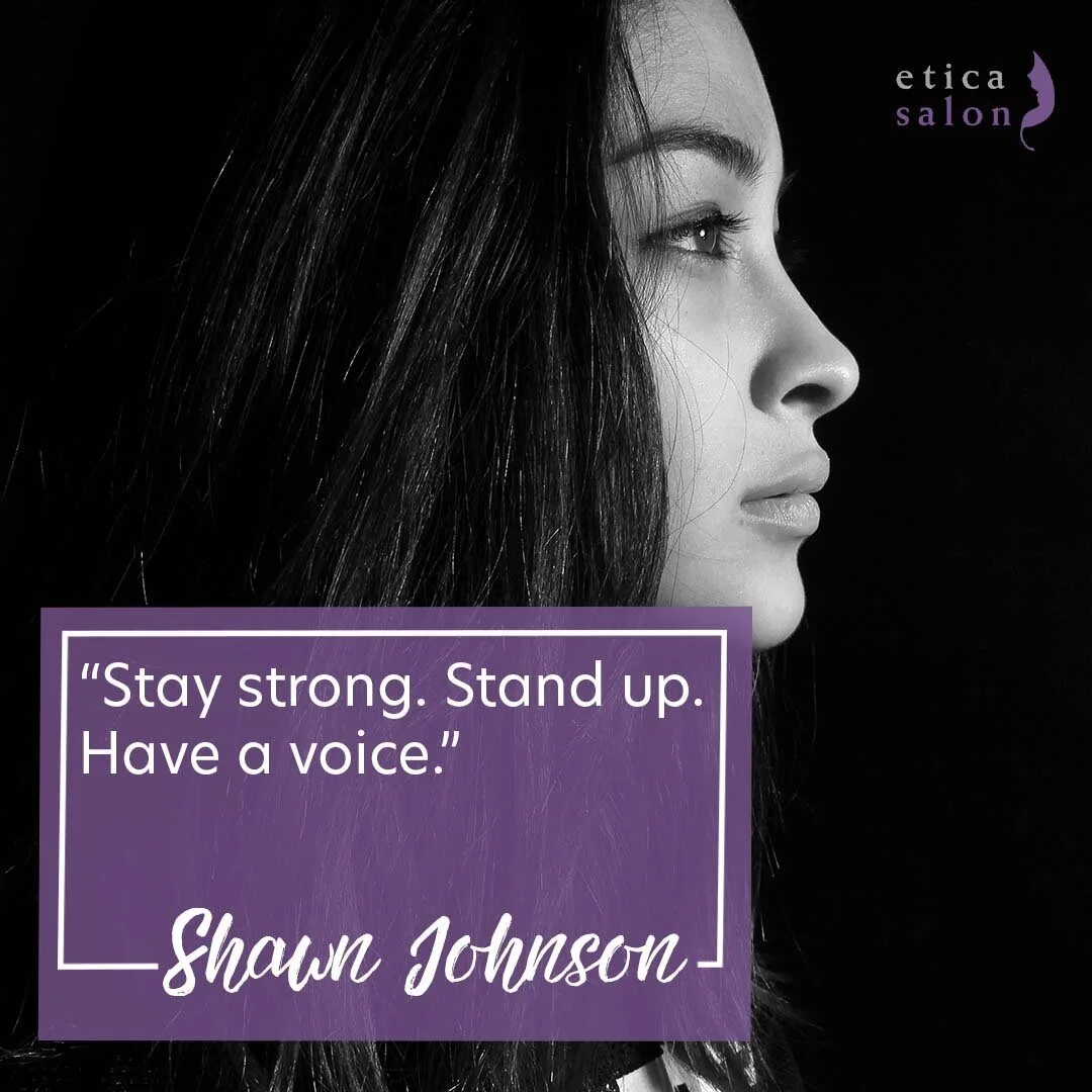 "Stay strong. Stand up. Have a voice." Shawn Johnson

#eticasalon #maplegrovesalon #mnhair #bebeautiful #beconfident